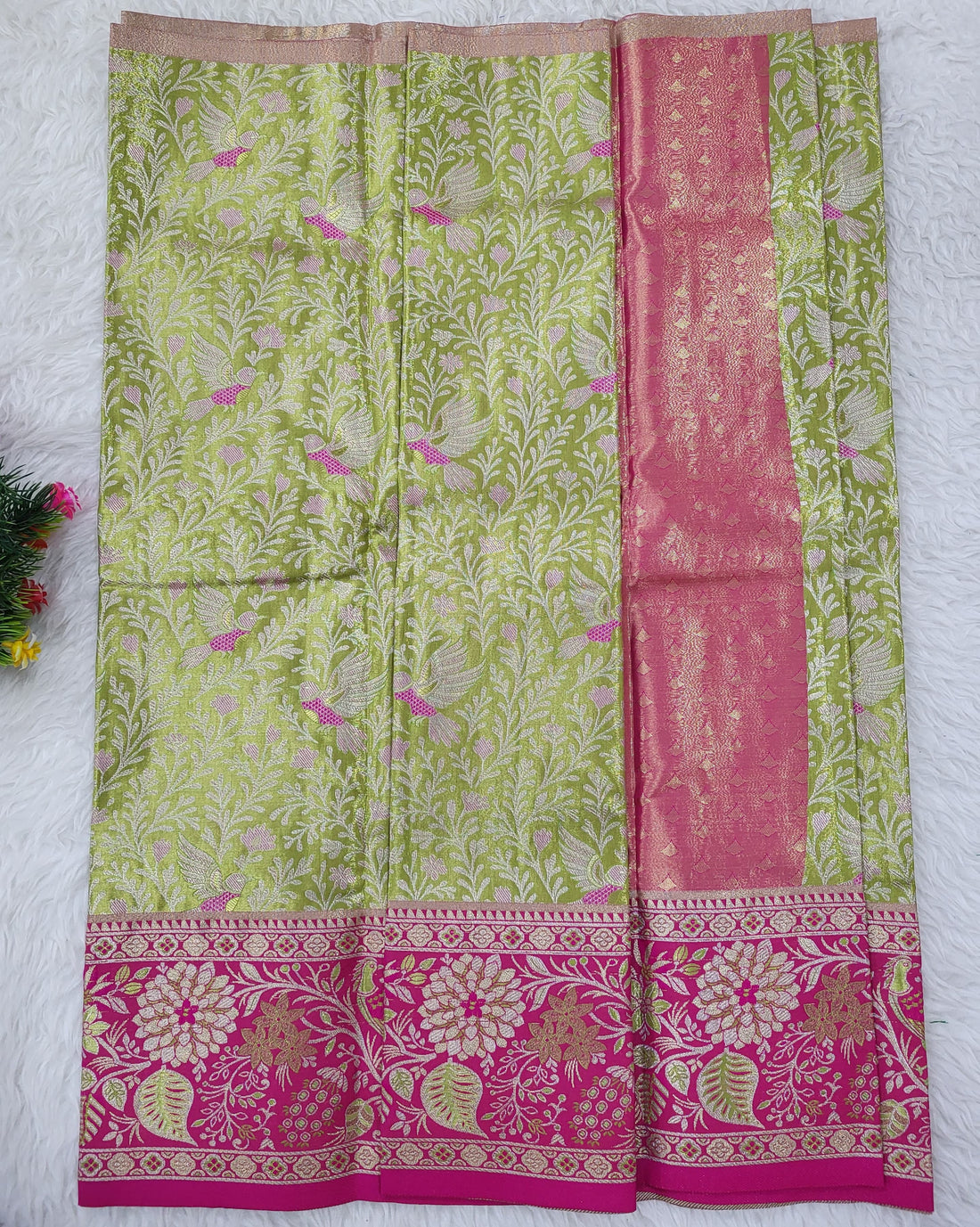 (2–5 Years) Lehenga -  Unstitched (Blouse + Material)