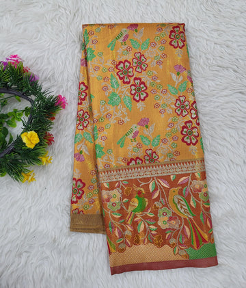 (2–5 Years) Lehenga -  Unstitched (Blouse + Material)