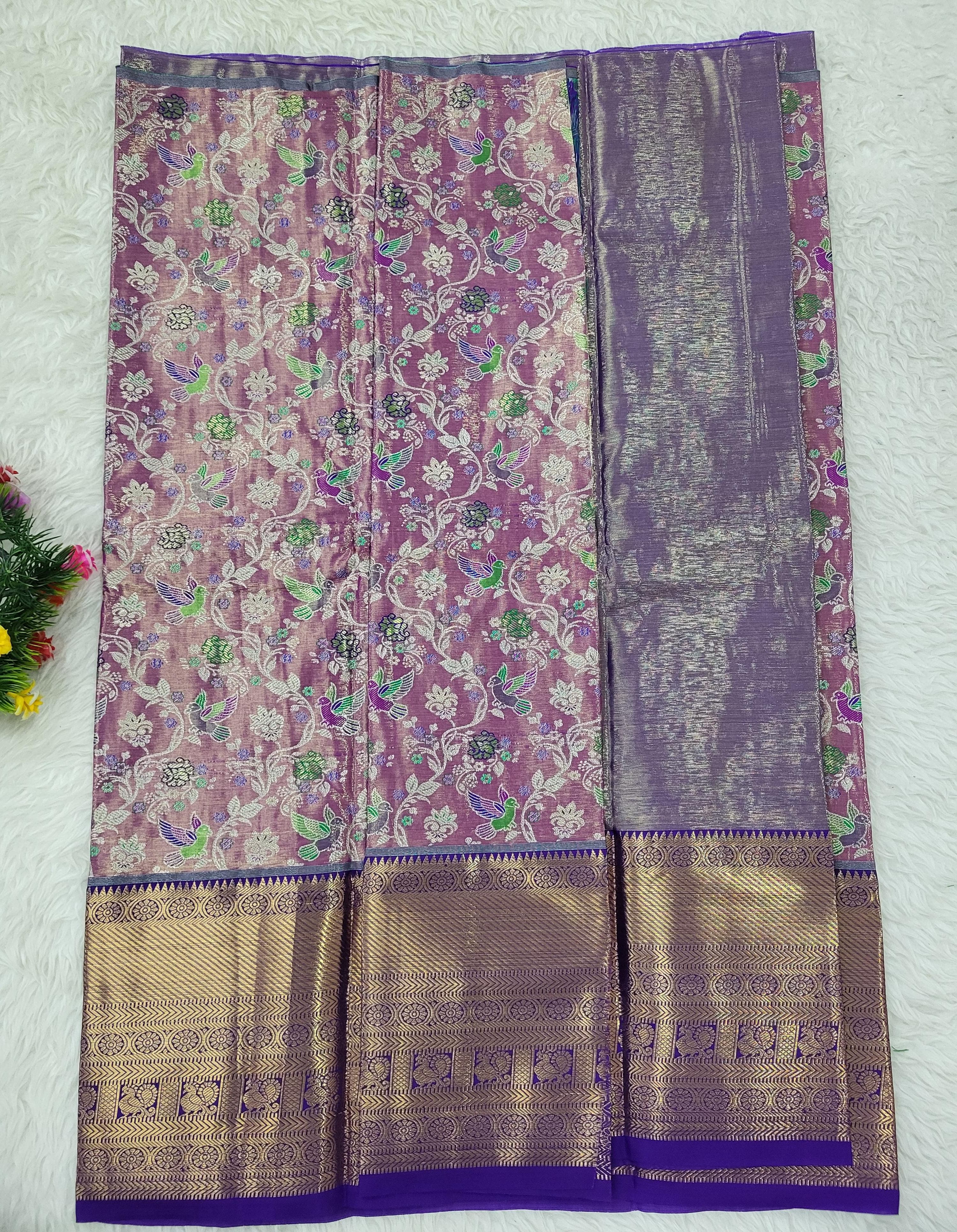 (2–5 Years) Lehenga -  Unstitched (Blouse + Material)
