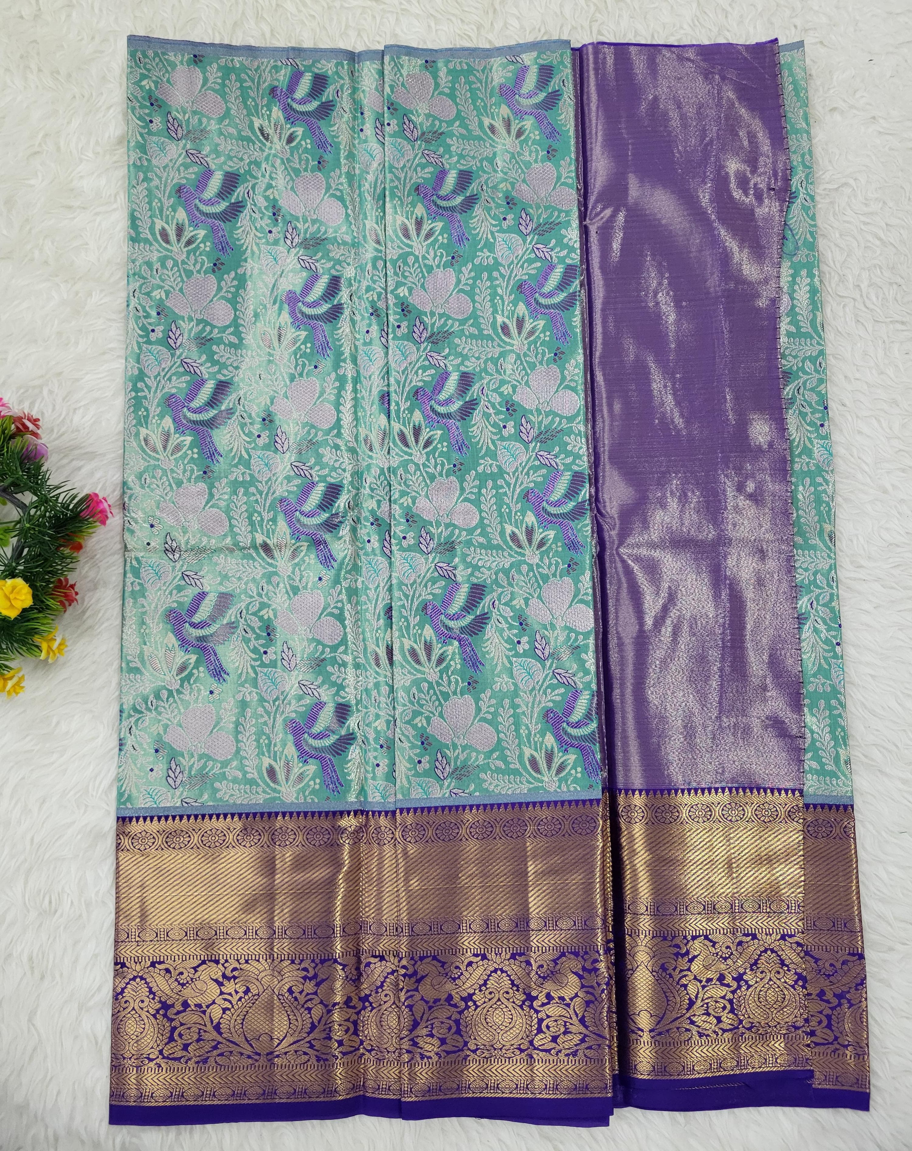 (2–5 Years) Lehenga -  Unstitched (Blouse + Material)