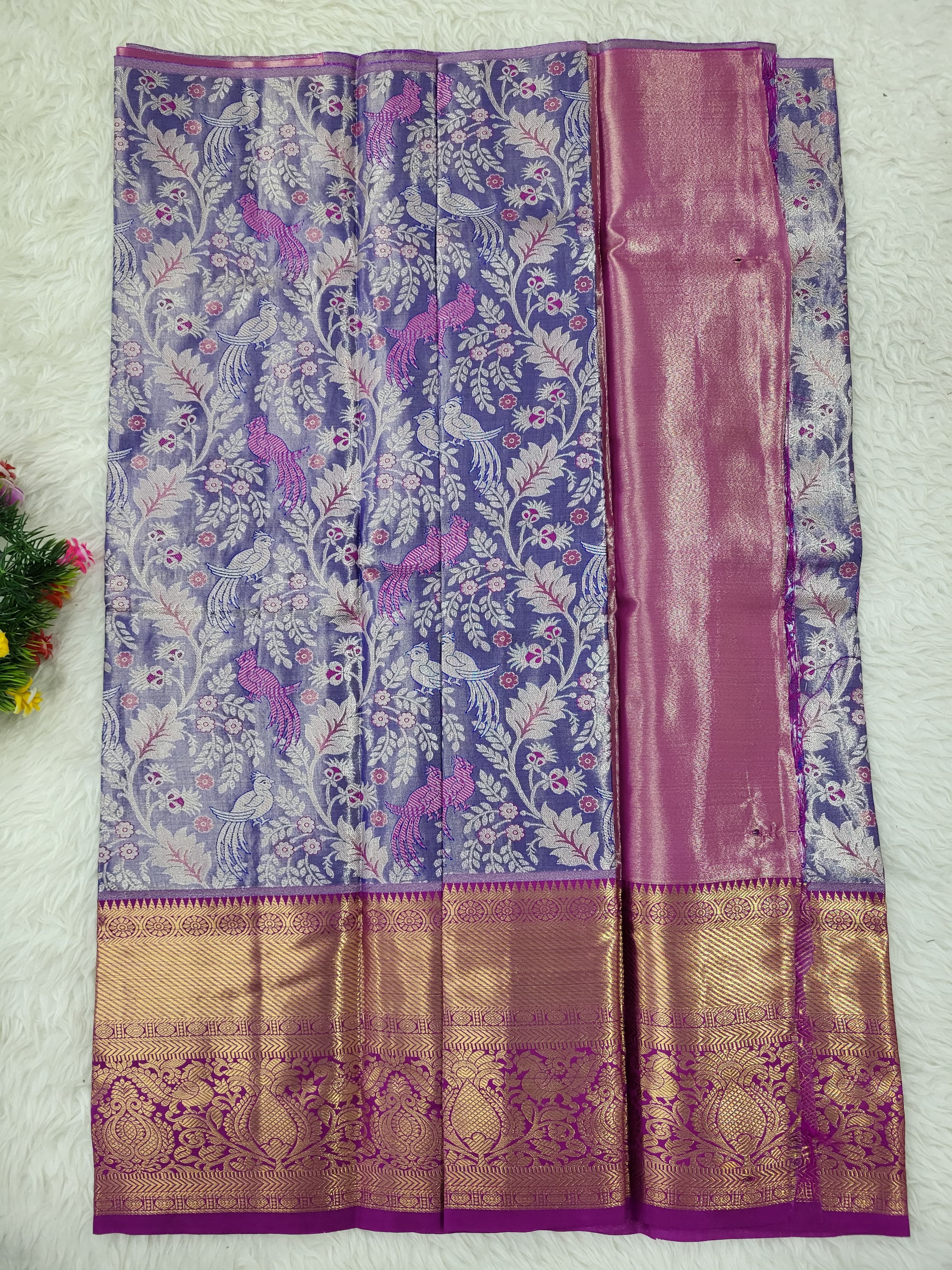 (2–5 Years) Lehenga -  Unstitched (Blouse + Material)
