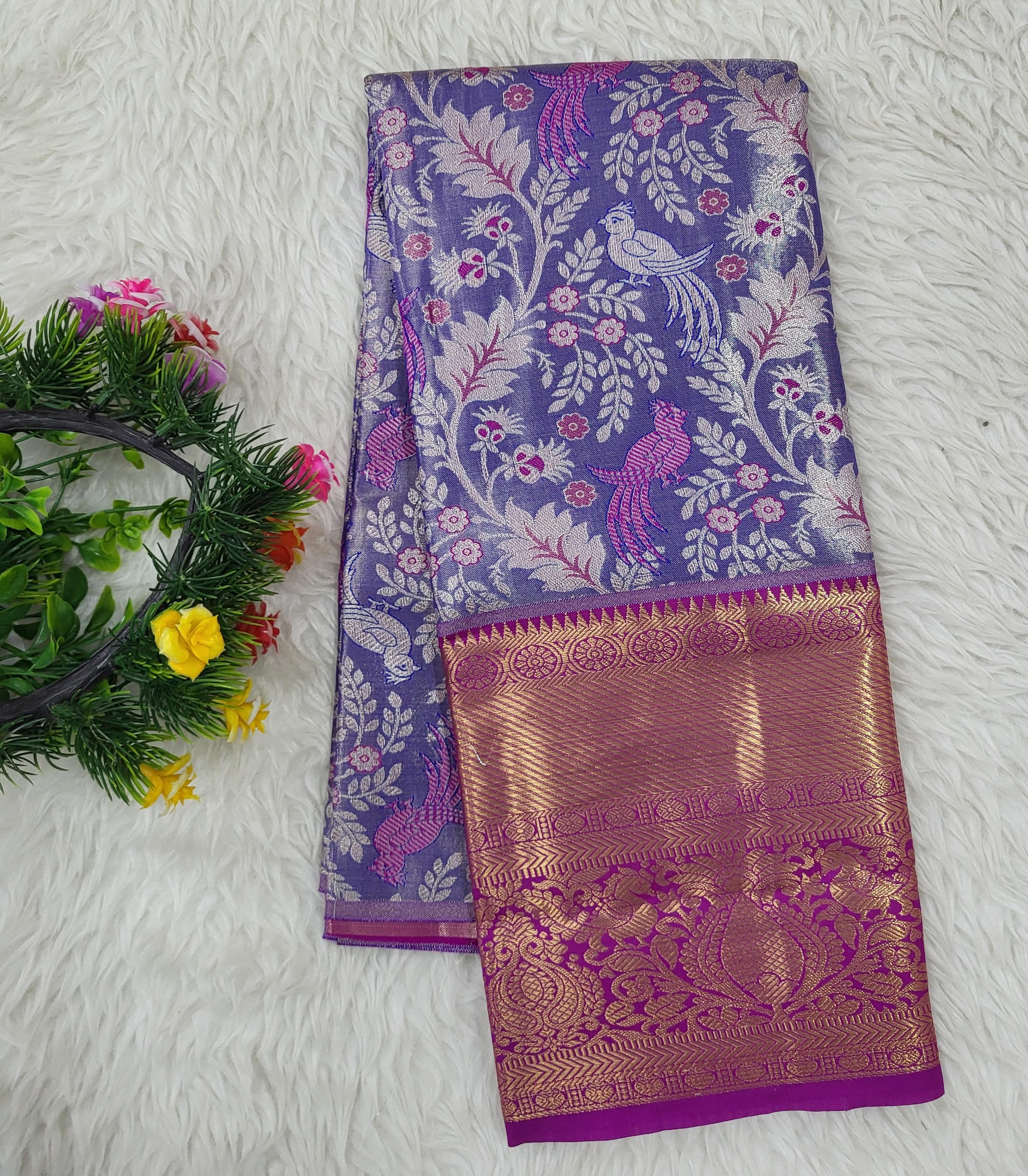 (2–5 Years) Lehenga -  Unstitched (Blouse + Material)