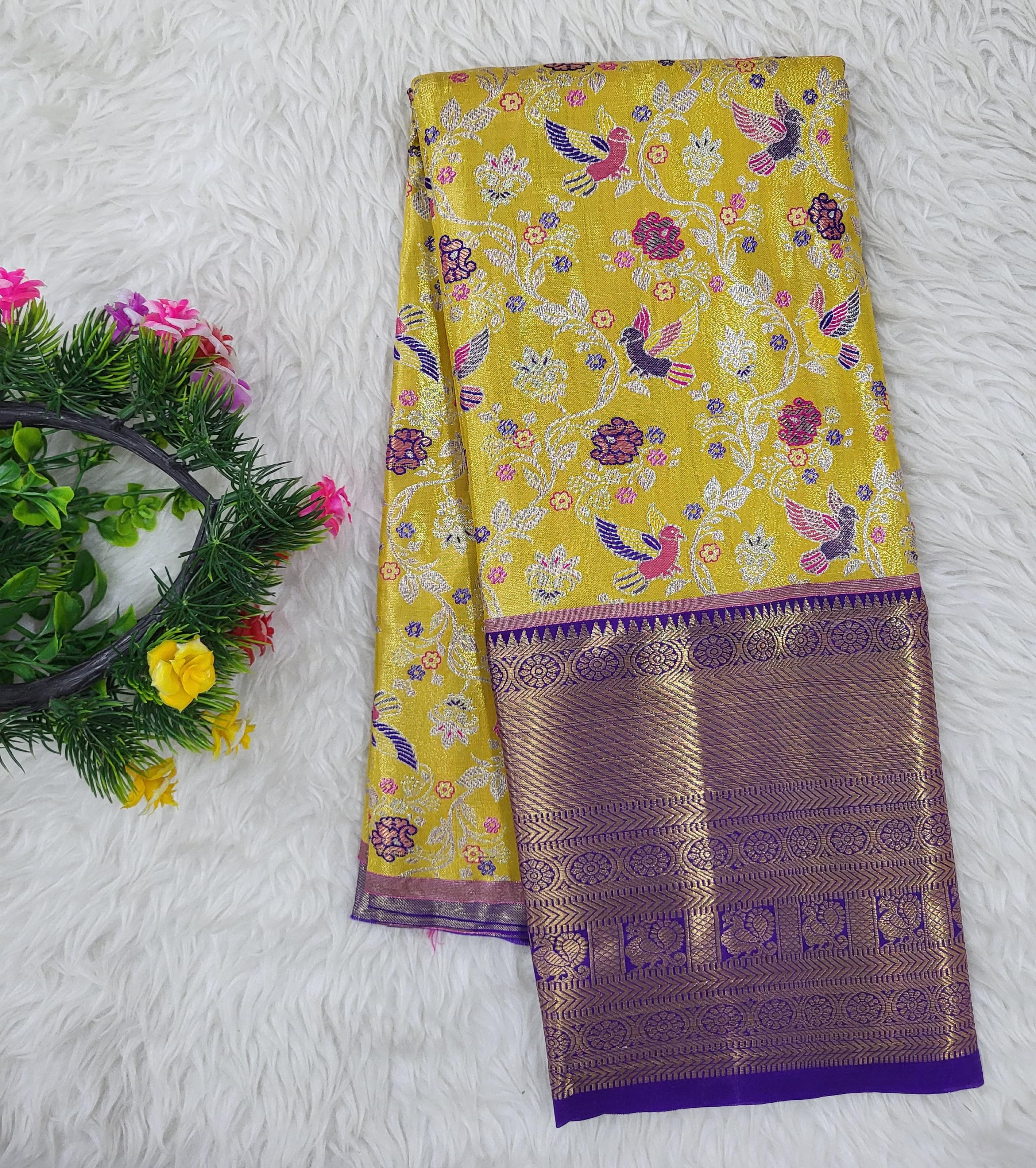 (2–5 Years) Lehenga -  Unstitched (Blouse + Material)