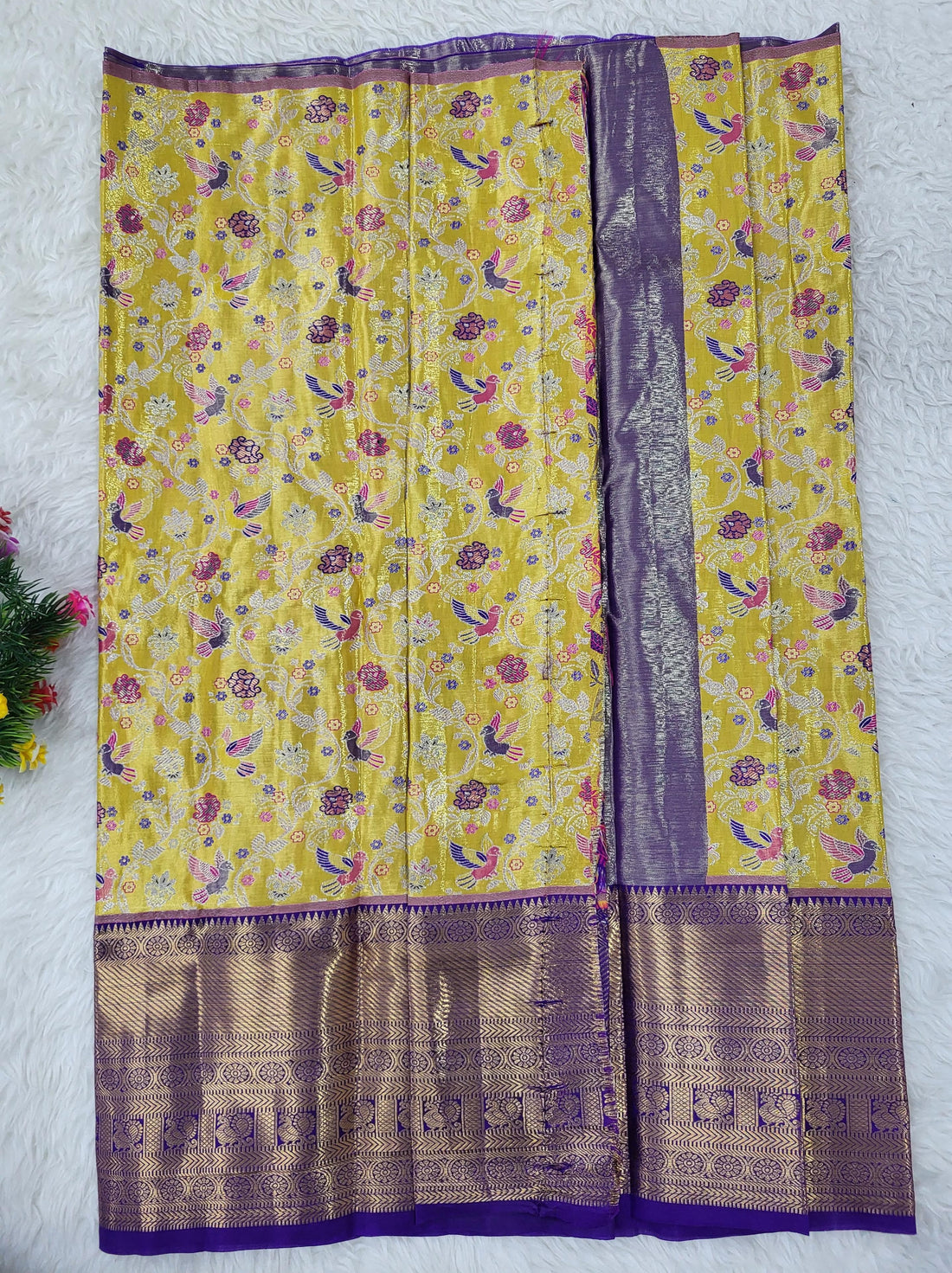 (2–5 Years) Lehenga -  Unstitched (Blouse + Material)
