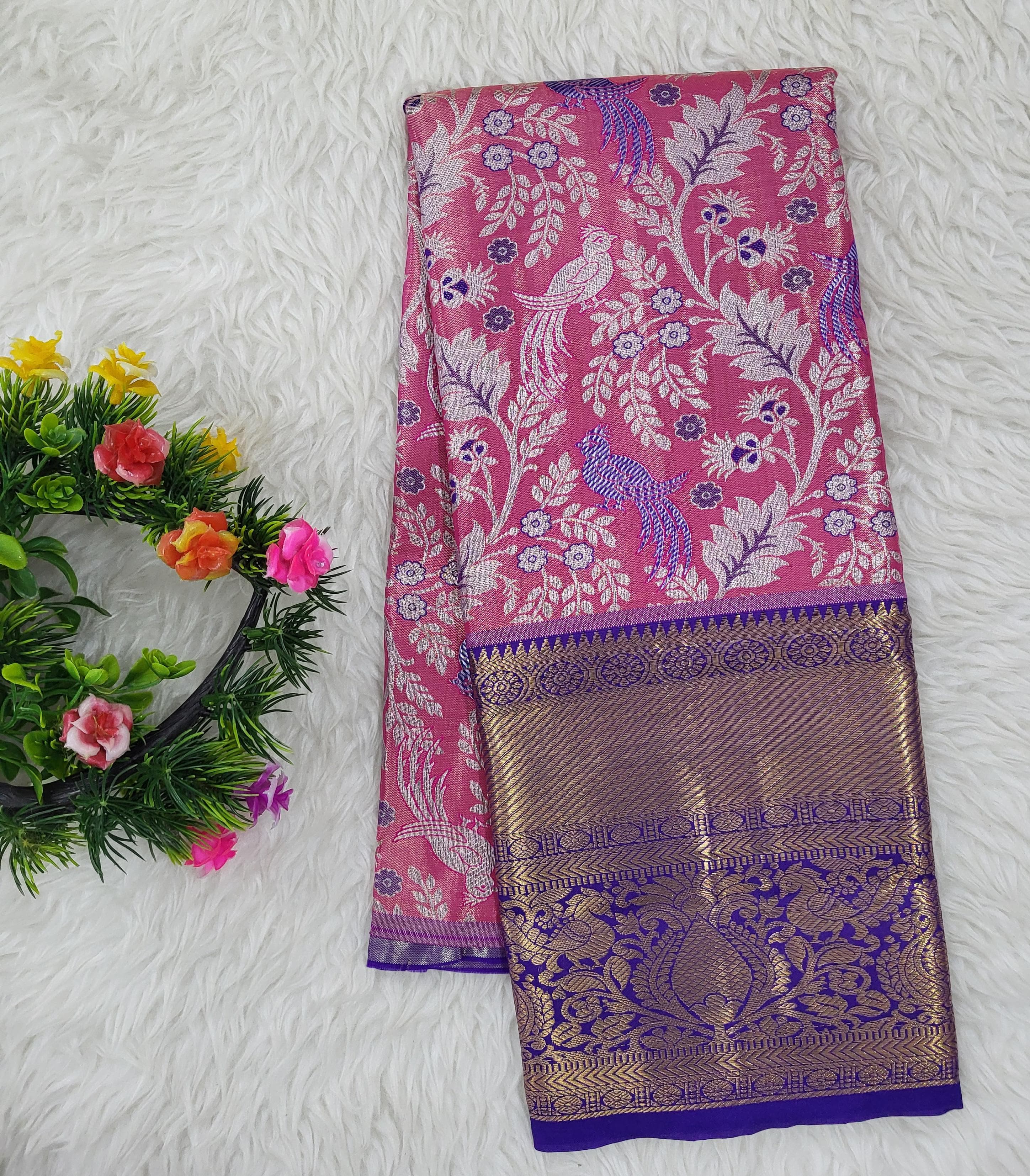 (2–5 Years) Lehenga -  Unstitched (Blouse + Material)