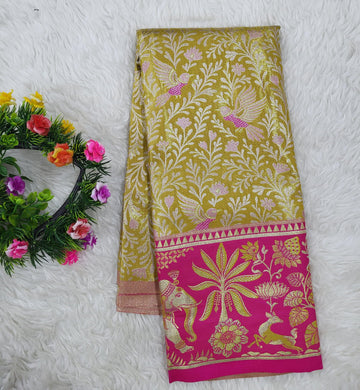 (2–5 Years) Lehenga -  Unstitched (Blouse + Material)