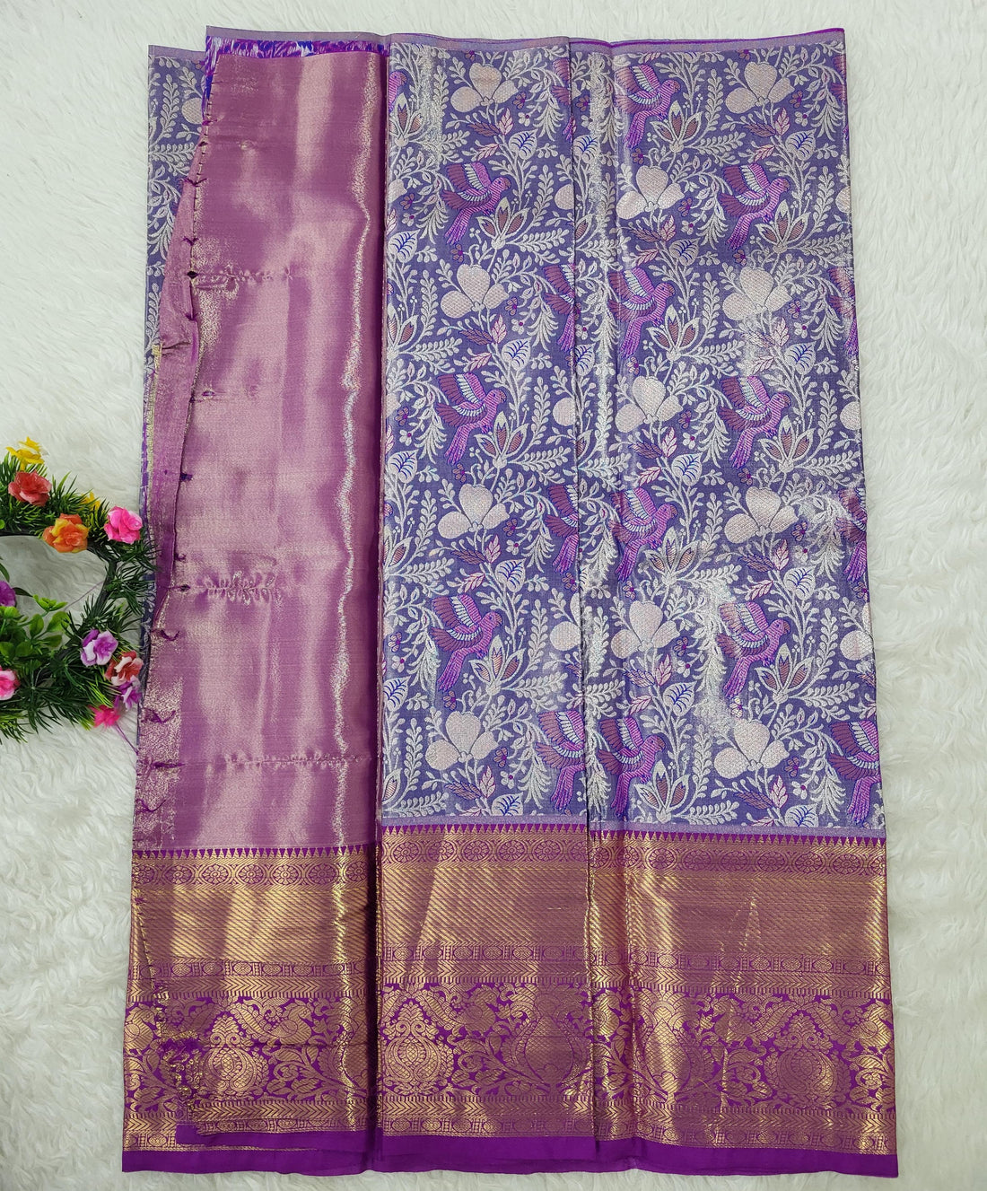 (2–5 Years) Lehenga -  Unstitched (Blouse + Material)