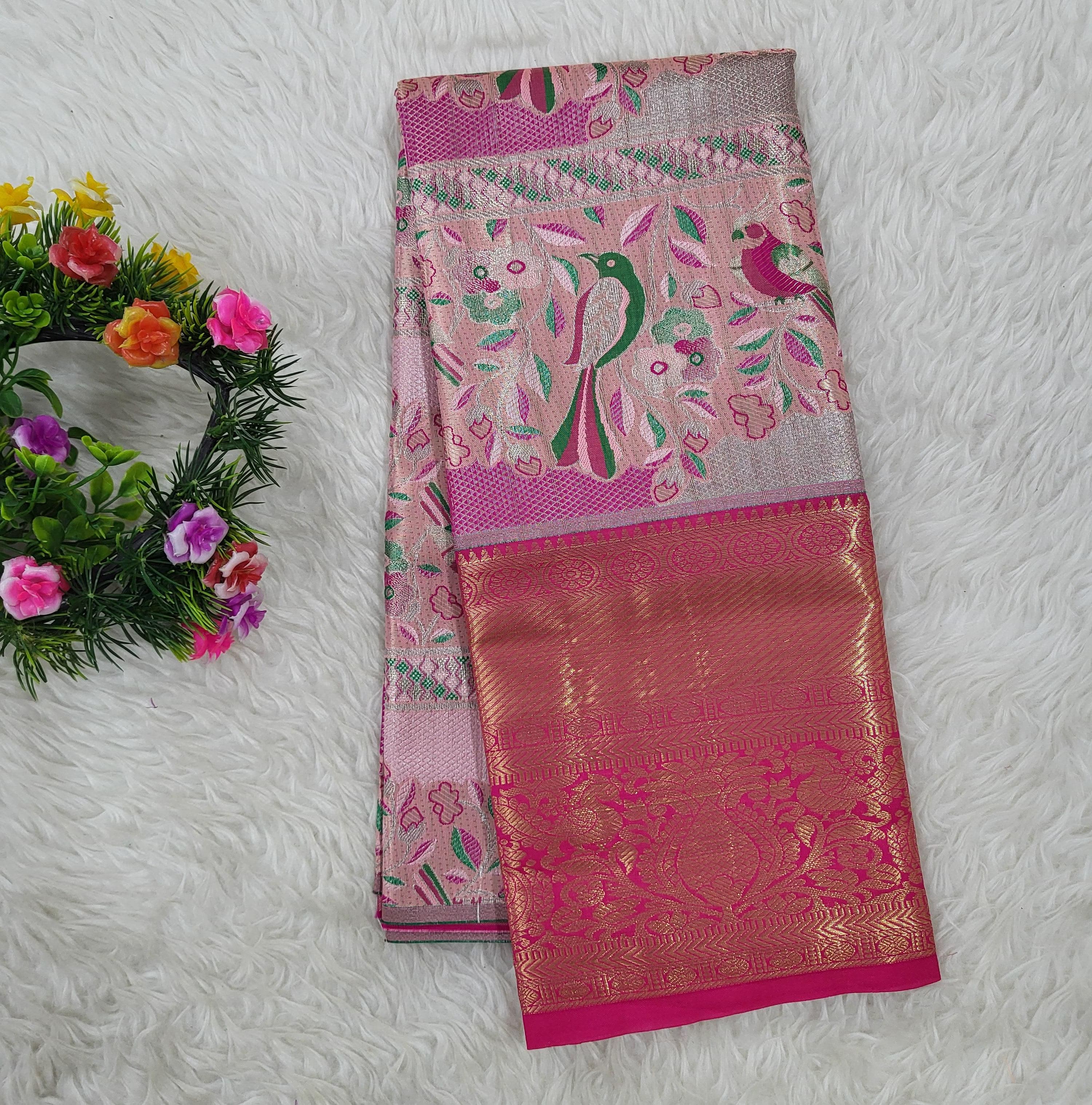 (2–5 Years) Lehenga -  Unstitched (Blouse + Material)