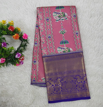 (2–5 Years) Lehenga -  Unstitched (Blouse + Material)