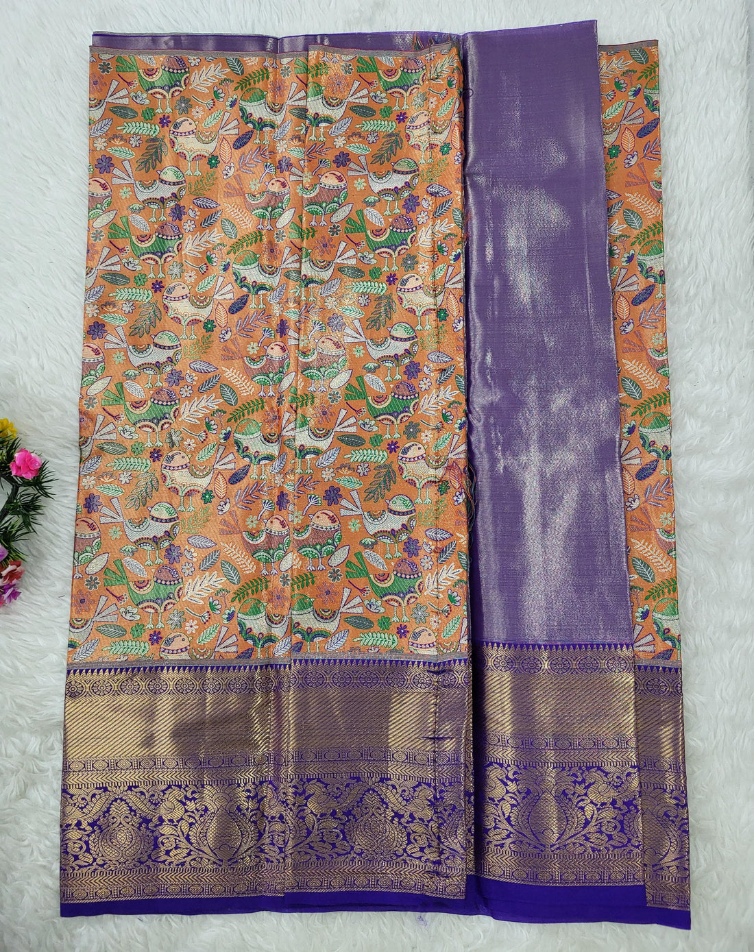 (2–5 Years) Lehenga -  Unstitched (Blouse + Material)