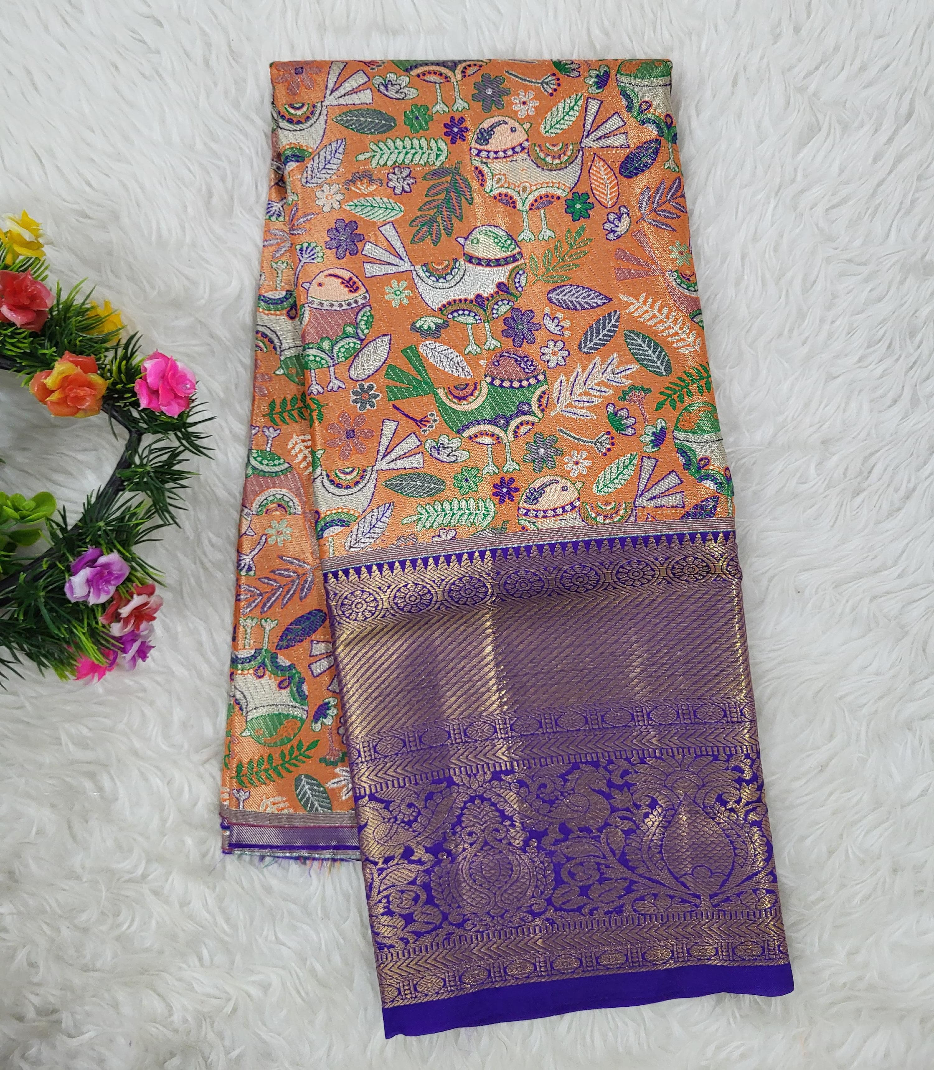 (2–5 Years) Lehenga -  Unstitched (Blouse + Material)