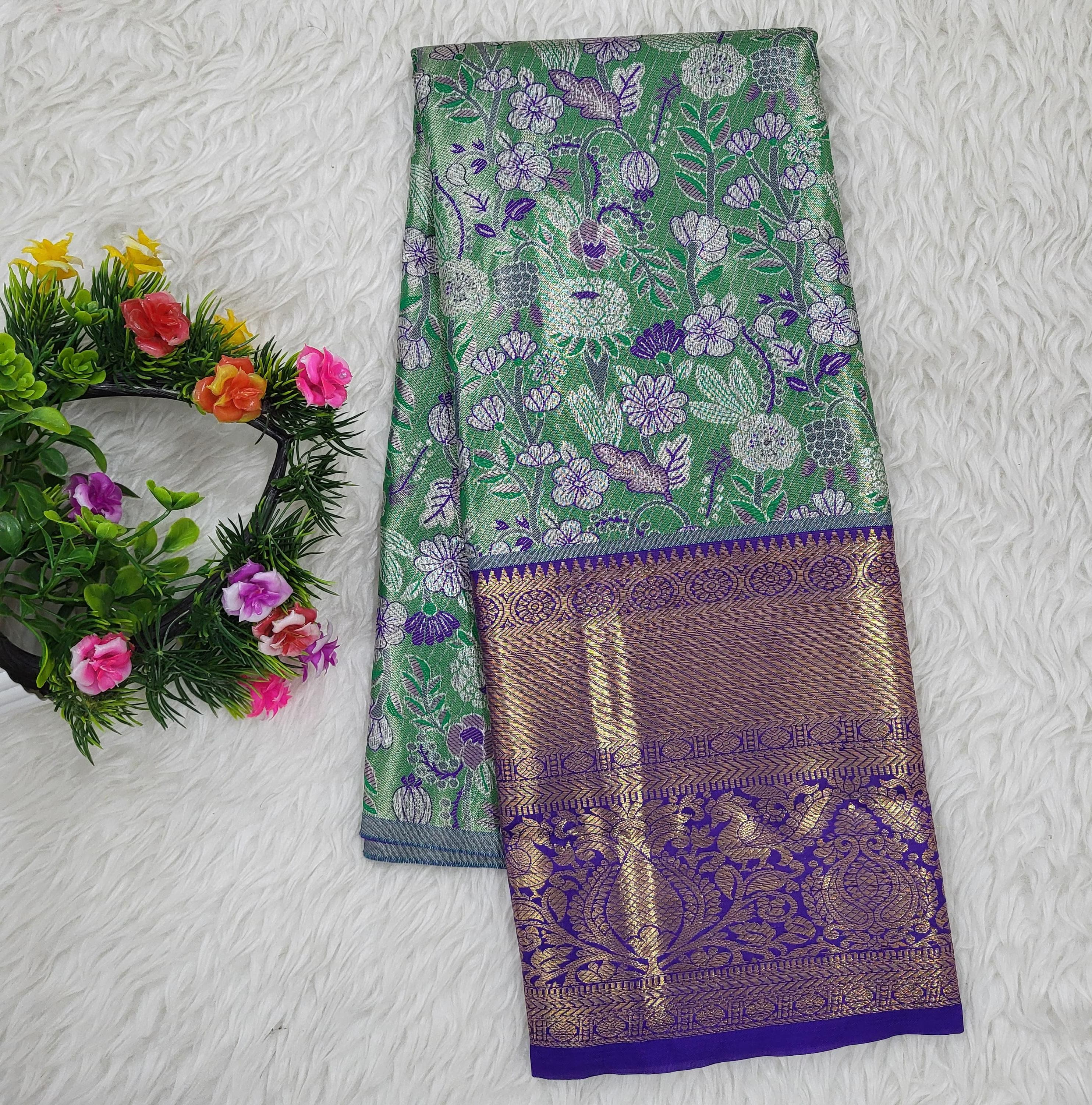 (2–5 Years) Lehenga -  Unstitched (Blouse + Material)