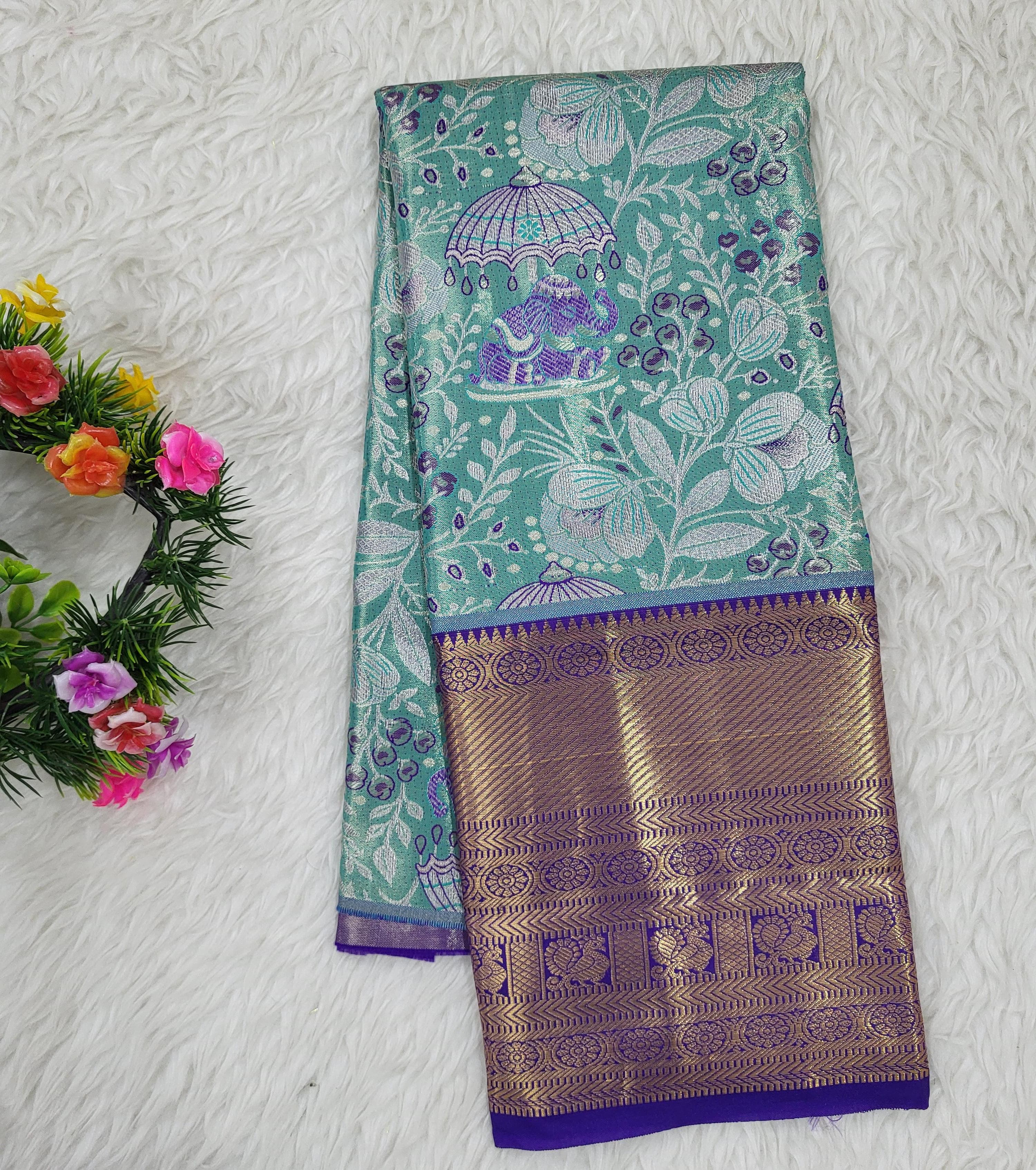 (2–5 Years) Lehenga -  Unstitched (Blouse + Material)