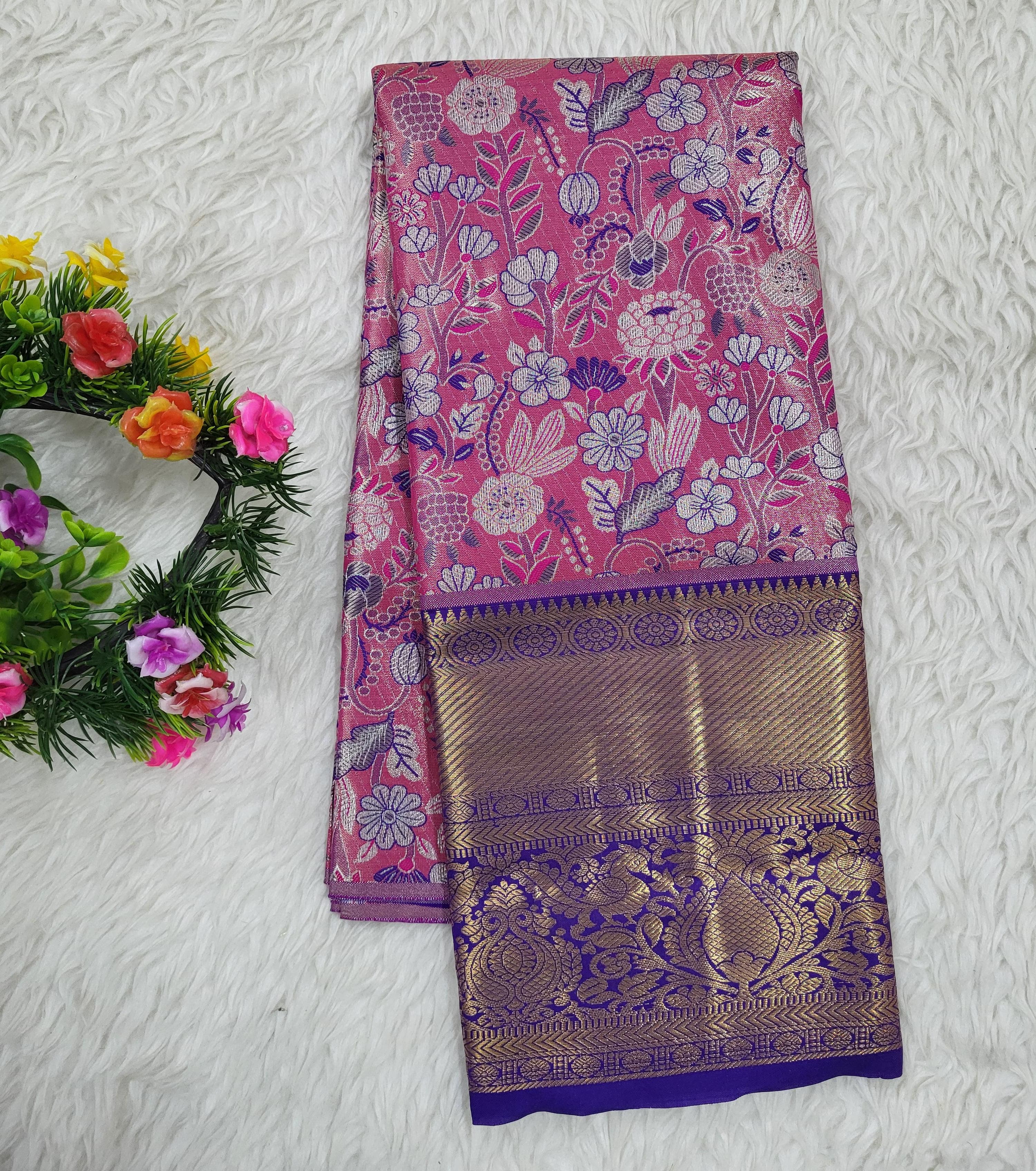 (2–5 Years) Lehenga -  Unstitched (Blouse + Material)