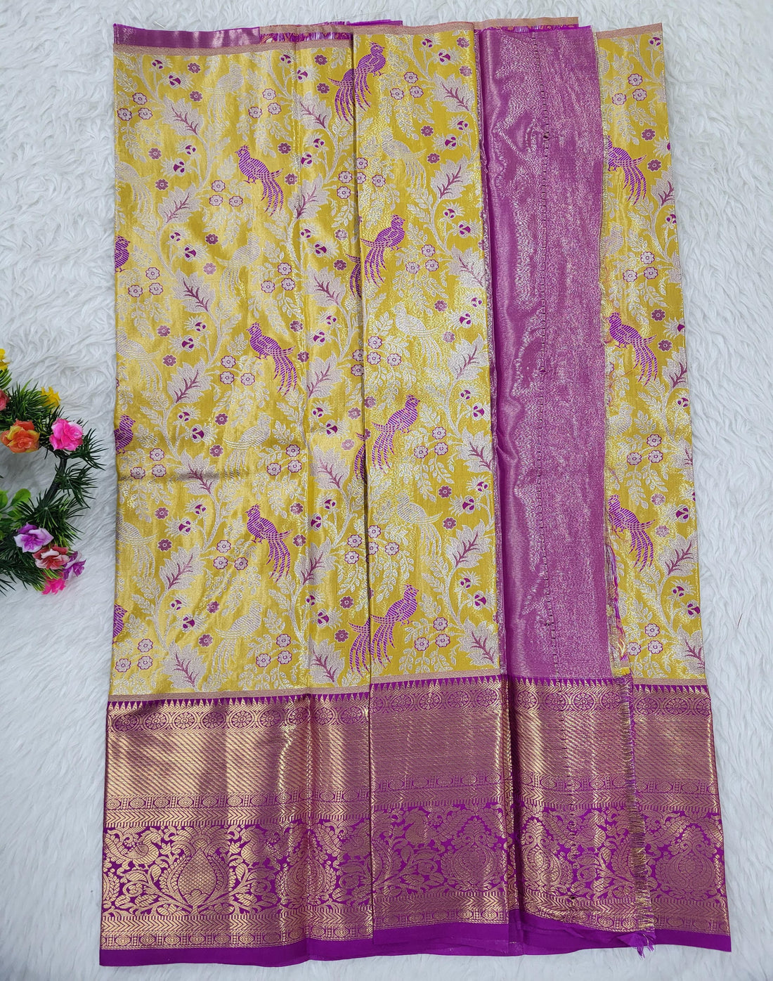 (2–5 Years) Lehenga -  Unstitched (Blouse + Material)