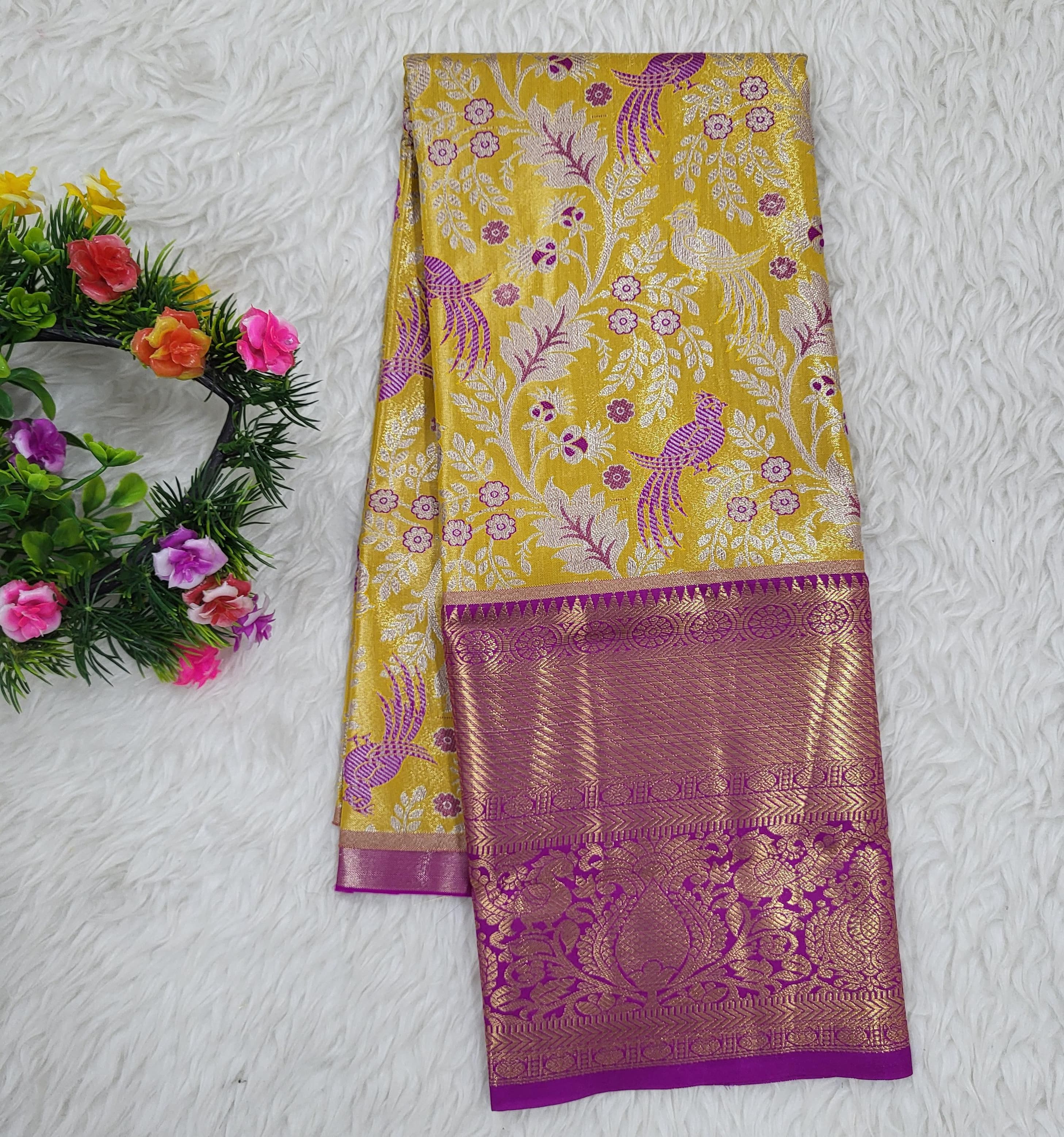 (2–5 Years) Lehenga -  Unstitched (Blouse + Material)