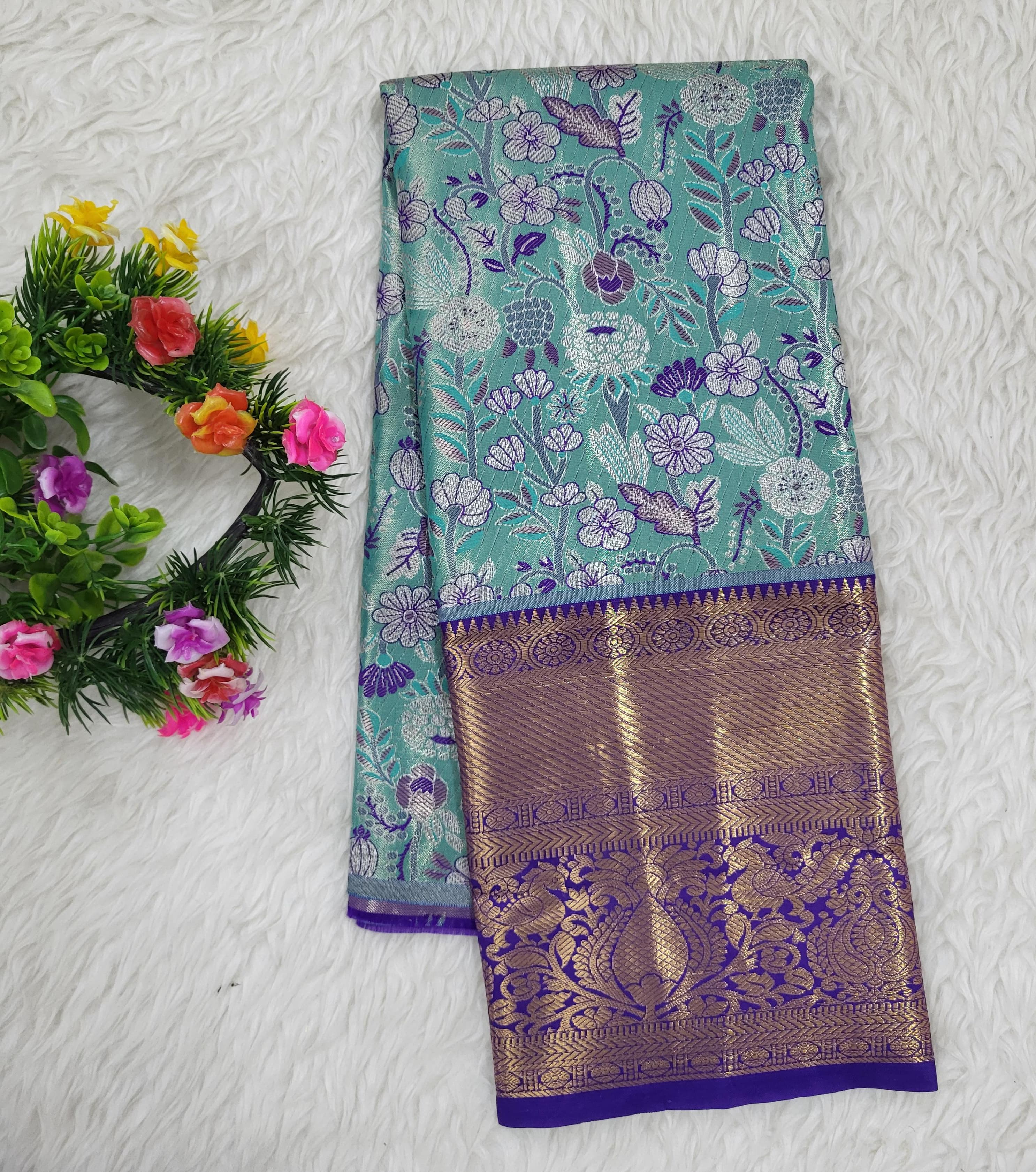 (2–5 Years) Lehenga -  Unstitched (Blouse + Material)