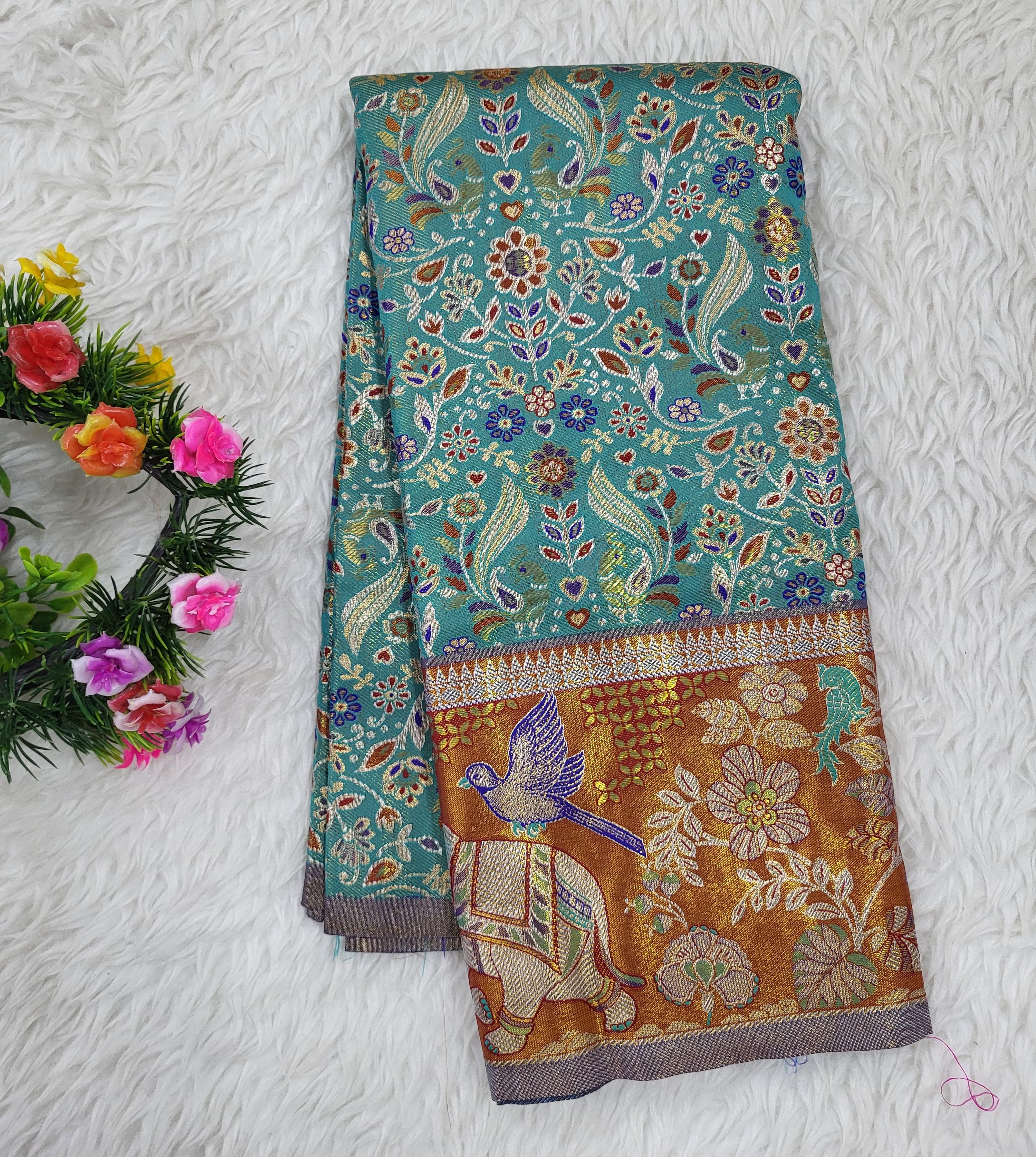 (2–5 Years) Lehenga -  Unstitched (Blouse + Material)