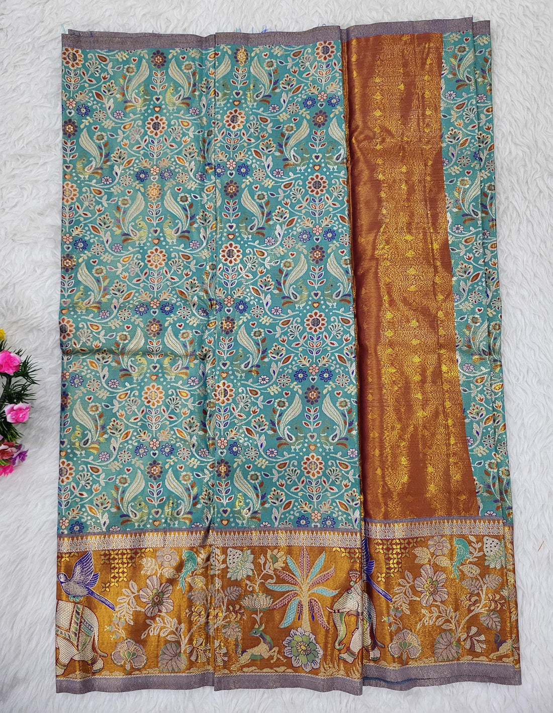 (2–5 Years) Lehenga -  Unstitched (Blouse + Material)