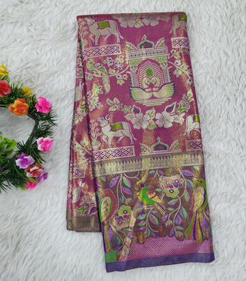 (2–5 Years) Lehenga -  Unstitched (Blouse + Material)