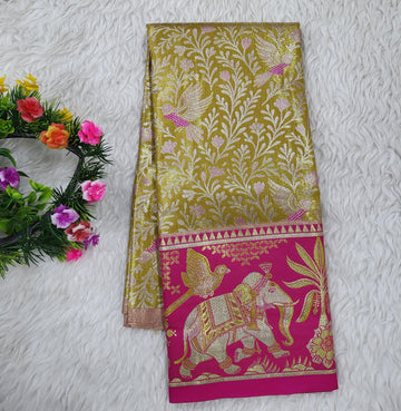(2–5 Years) Lehenga -  Unstitched (Blouse + Material)