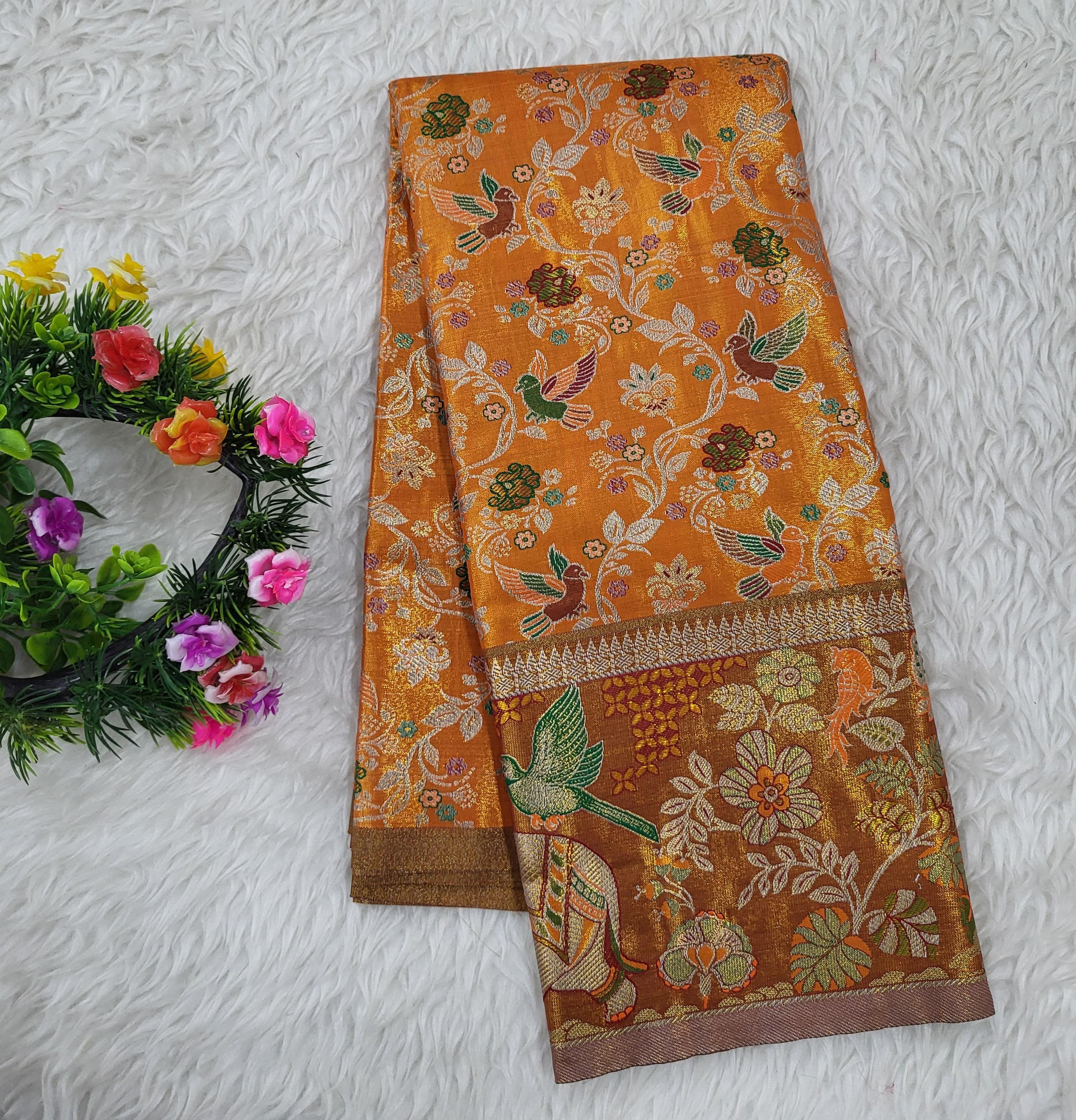 (2–5 Years) Lehenga -  Unstitched (Blouse + Material)