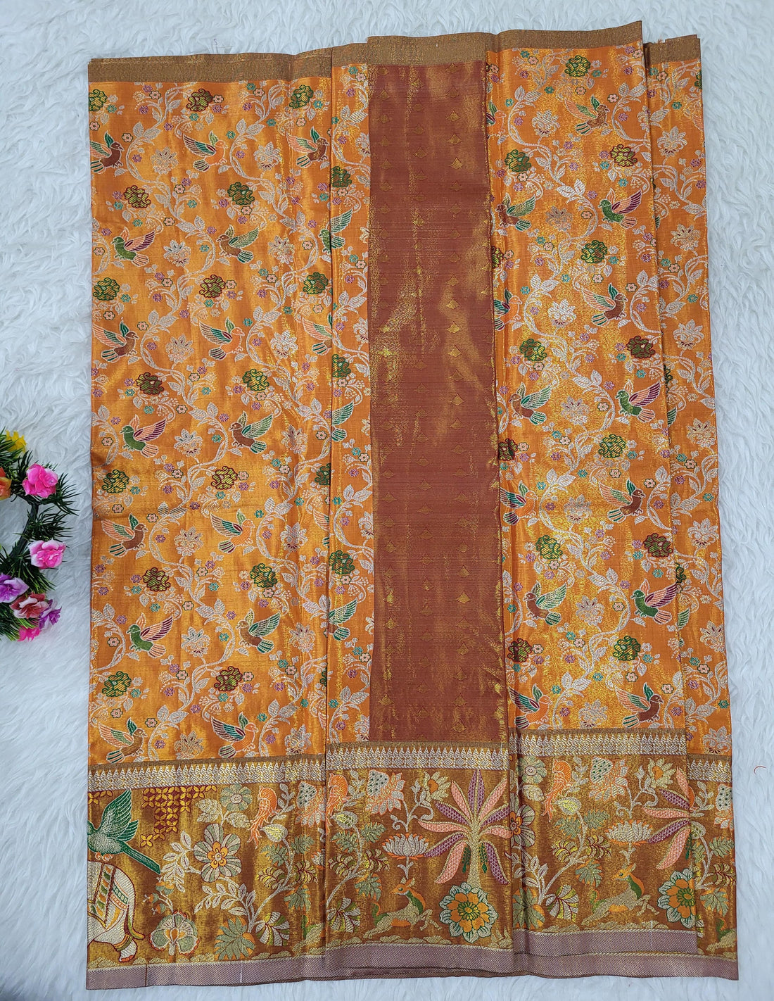 (2–5 Years) Lehenga -  Unstitched (Blouse + Material)
