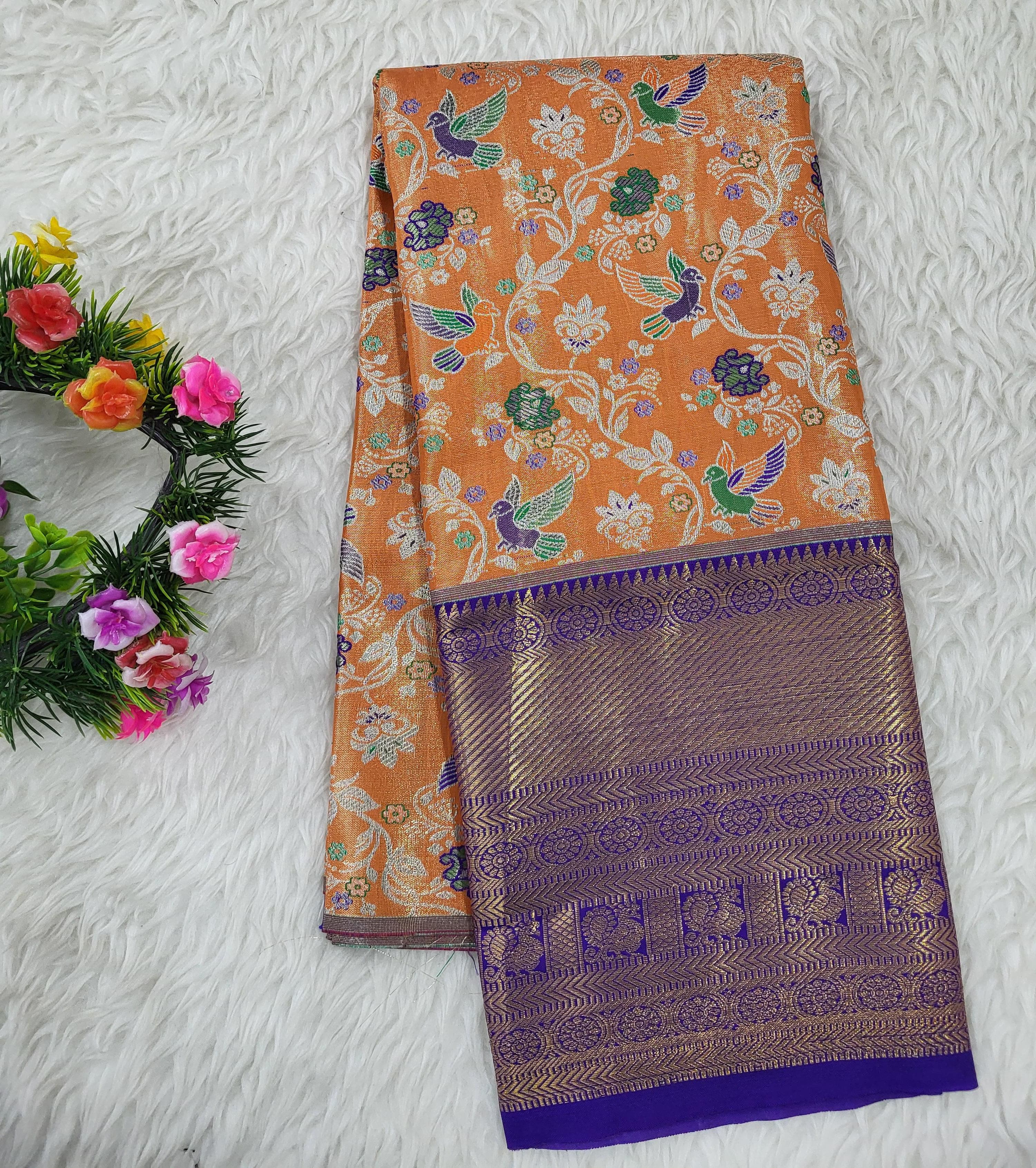 (2–5 Years) Lehenga -  Unstitched (Blouse + Material)