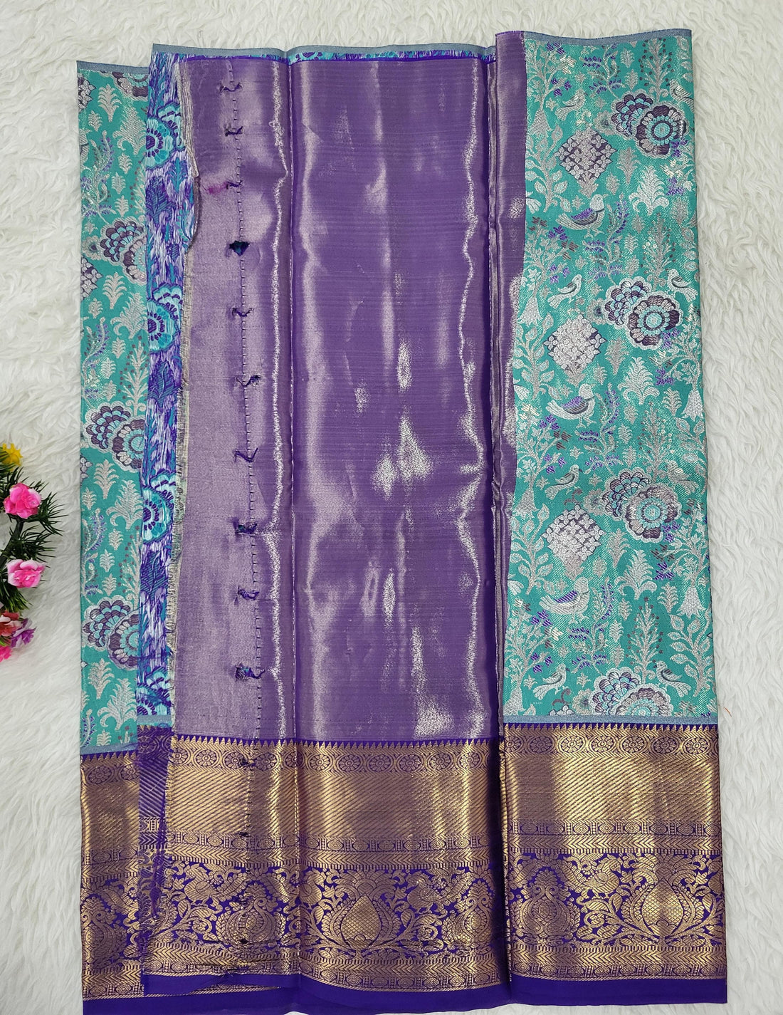 (2–5 Years) Lehenga -  Unstitched (Blouse + Material)