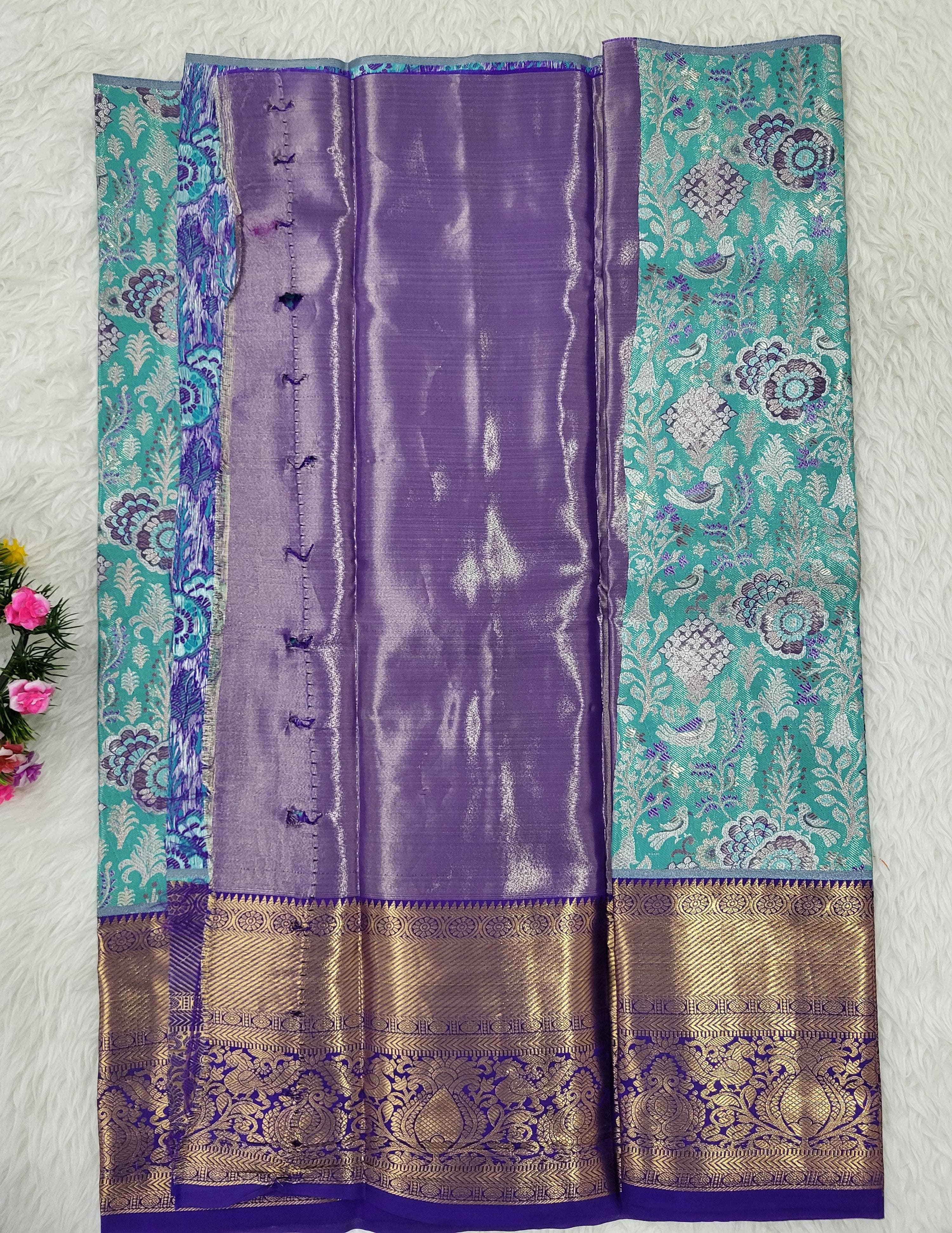 (2–5 Years) Lehenga -  Unstitched (Blouse + Material)