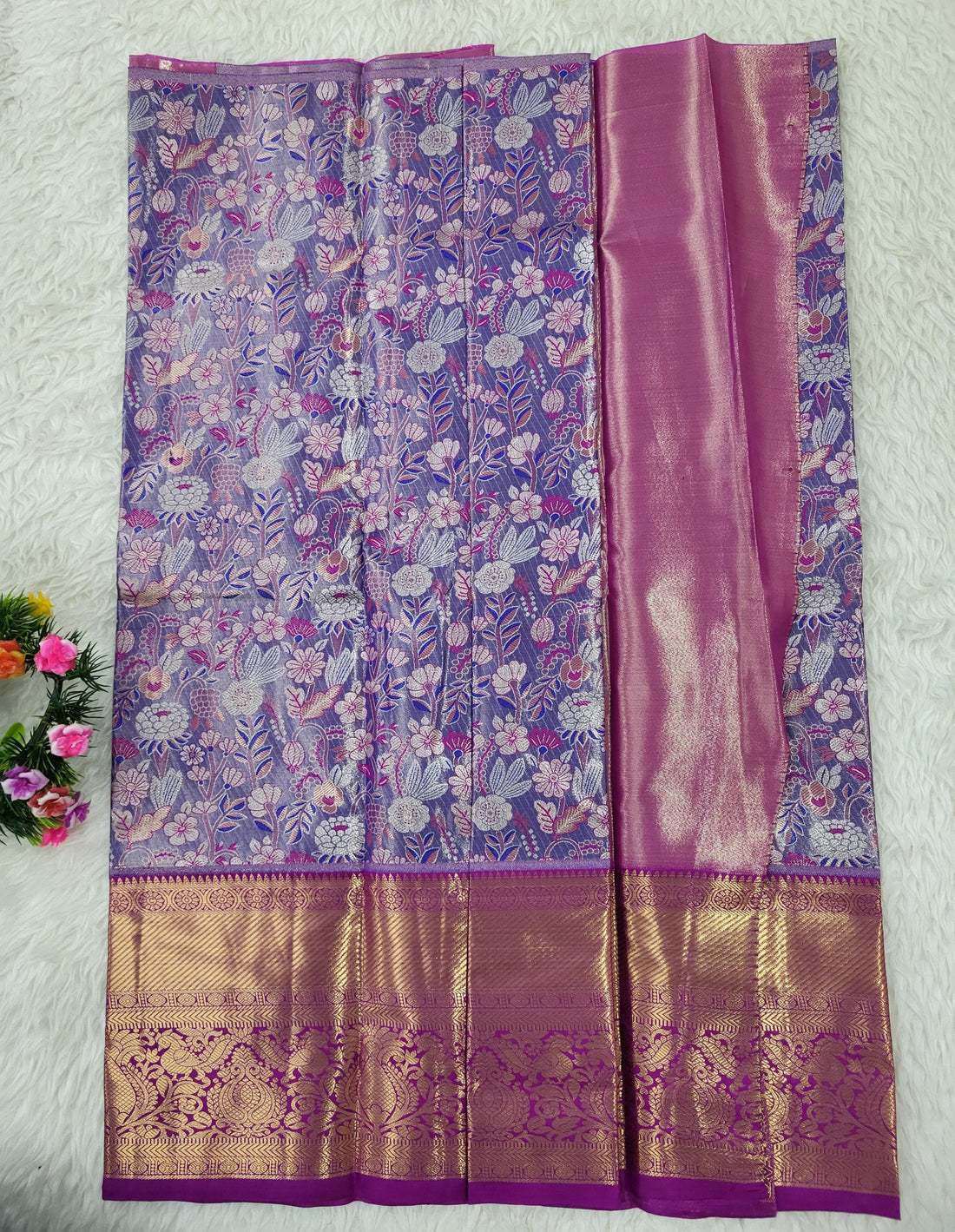 (2–5 Years) Lehenga -  Unstitched (Blouse + Material)