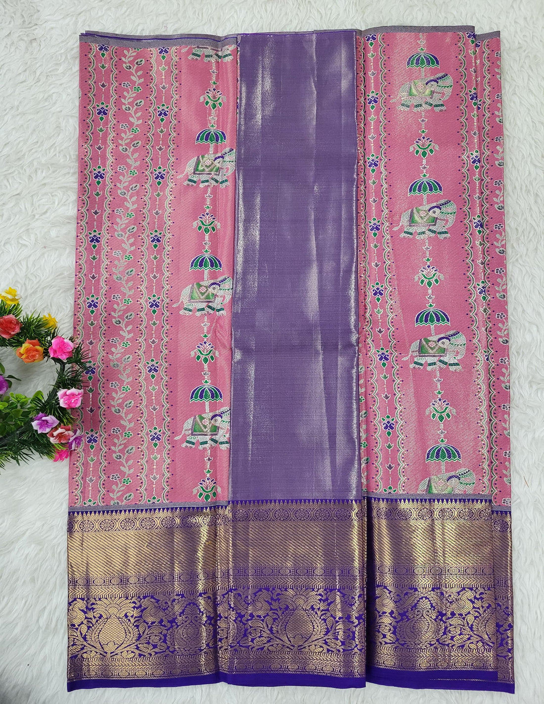 (2–5 Years) Lehenga -  Unstitched (Blouse + Material)