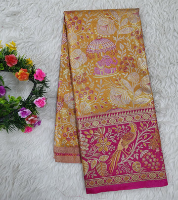 (2–5 Years) Lehenga -  Unstitched (Blouse + Material)