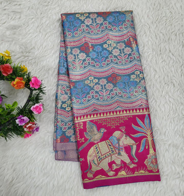 (2–5 Years) Lehenga -  Unstitched (Blouse + Material)