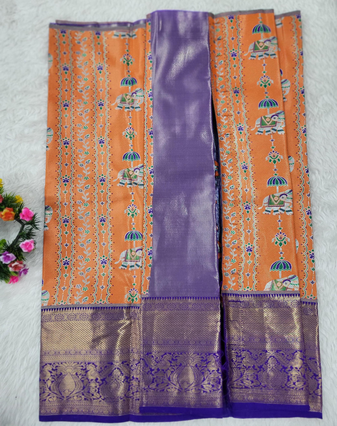 (2–5 Years) Lehenga -  Unstitched (Blouse + Material)