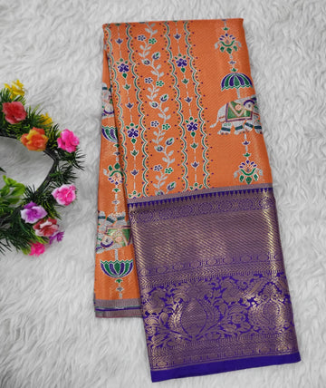 (2–5 Years) Lehenga -  Unstitched (Blouse + Material)