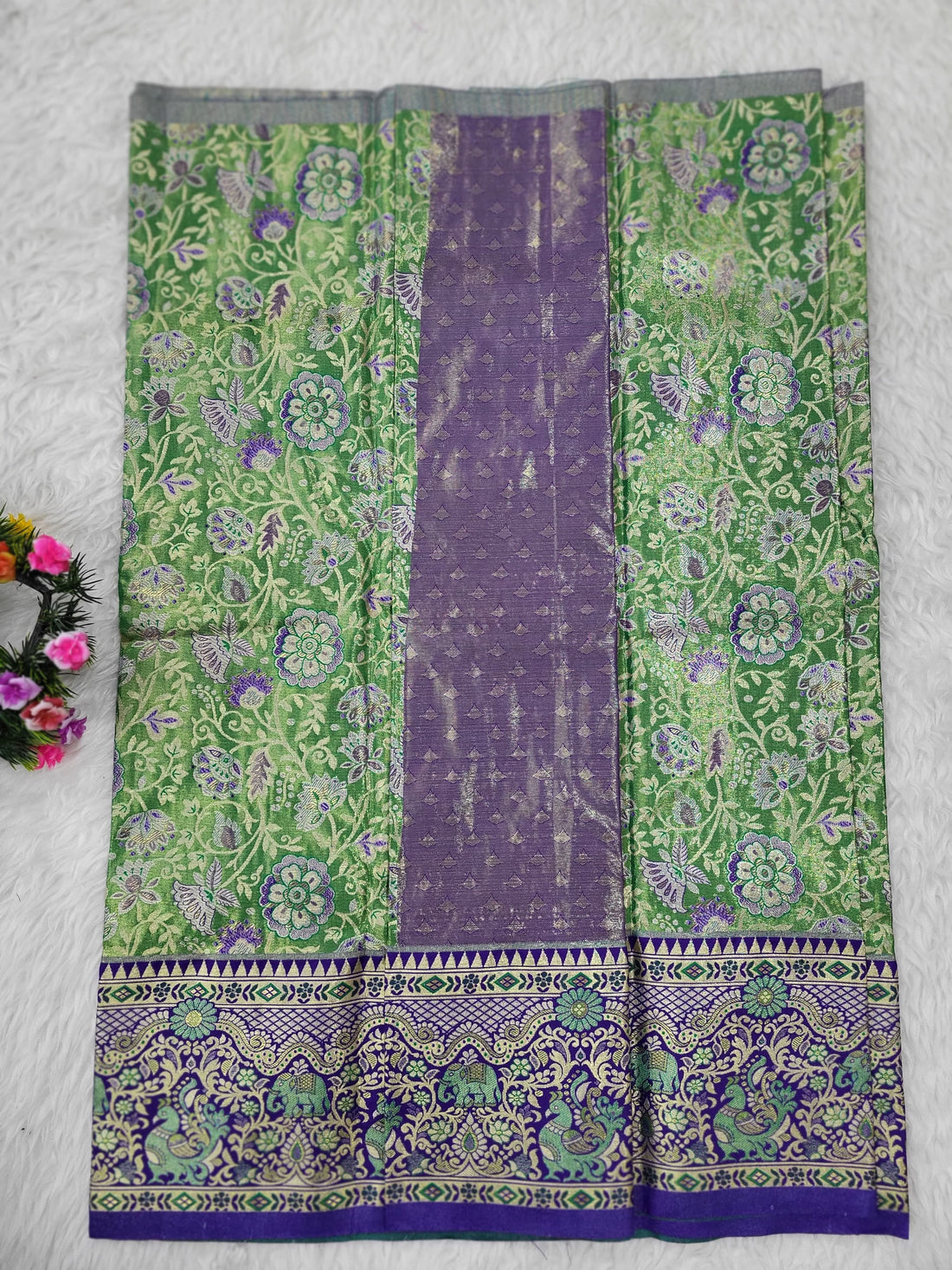 (2–5 Years) Lehenga -  Unstitched (Blouse + Material)