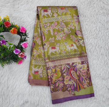 (2–5 Years) Lehenga -  Unstitched (Blouse + Material)