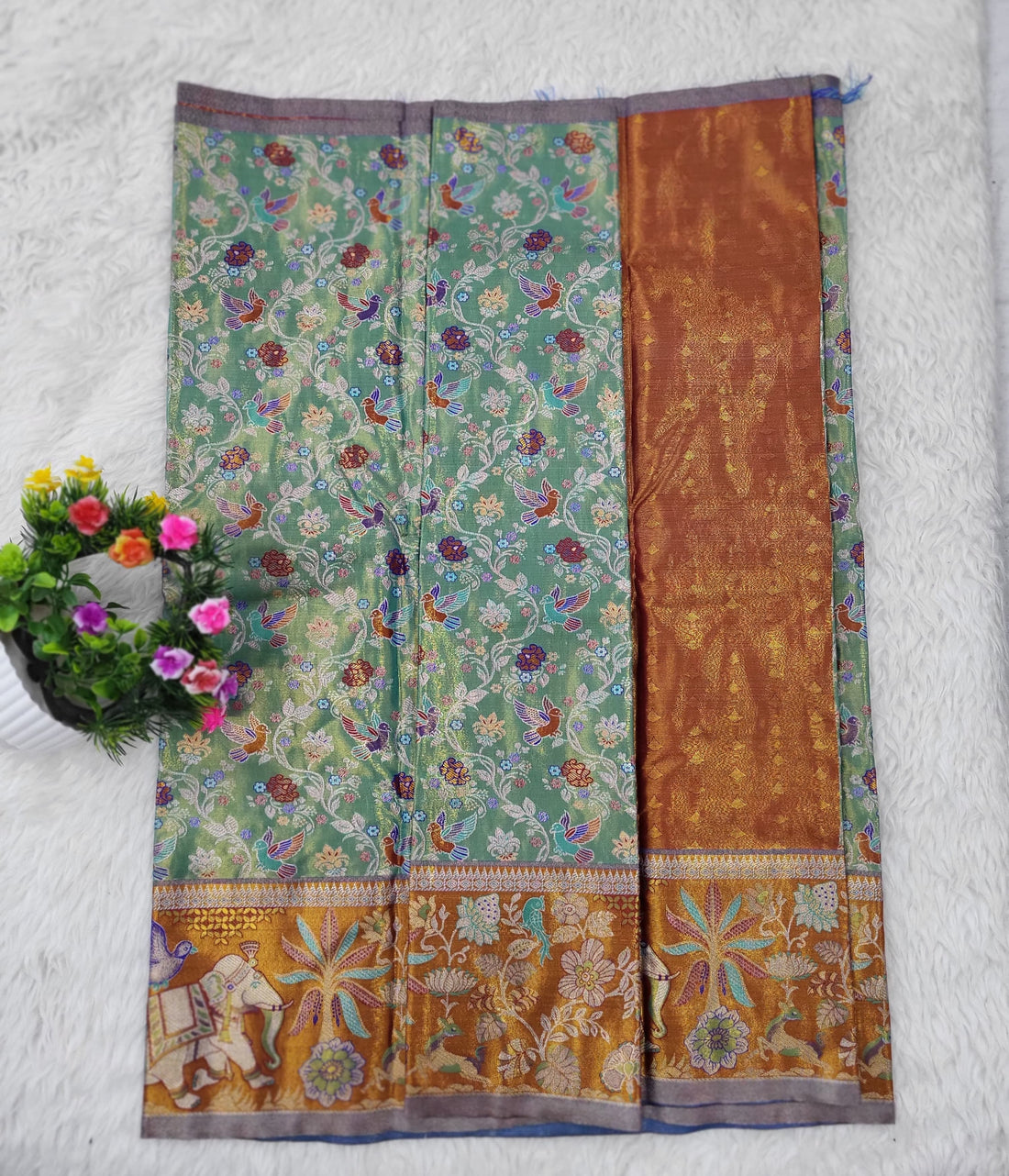 (2–5 Years) Lehenga -  Unstitched (Blouse + Material)