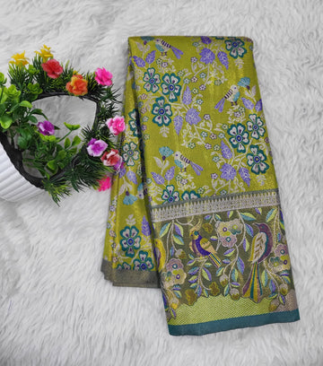 (2–5 Years) Lehenga -  Unstitched (Blouse + Material)
