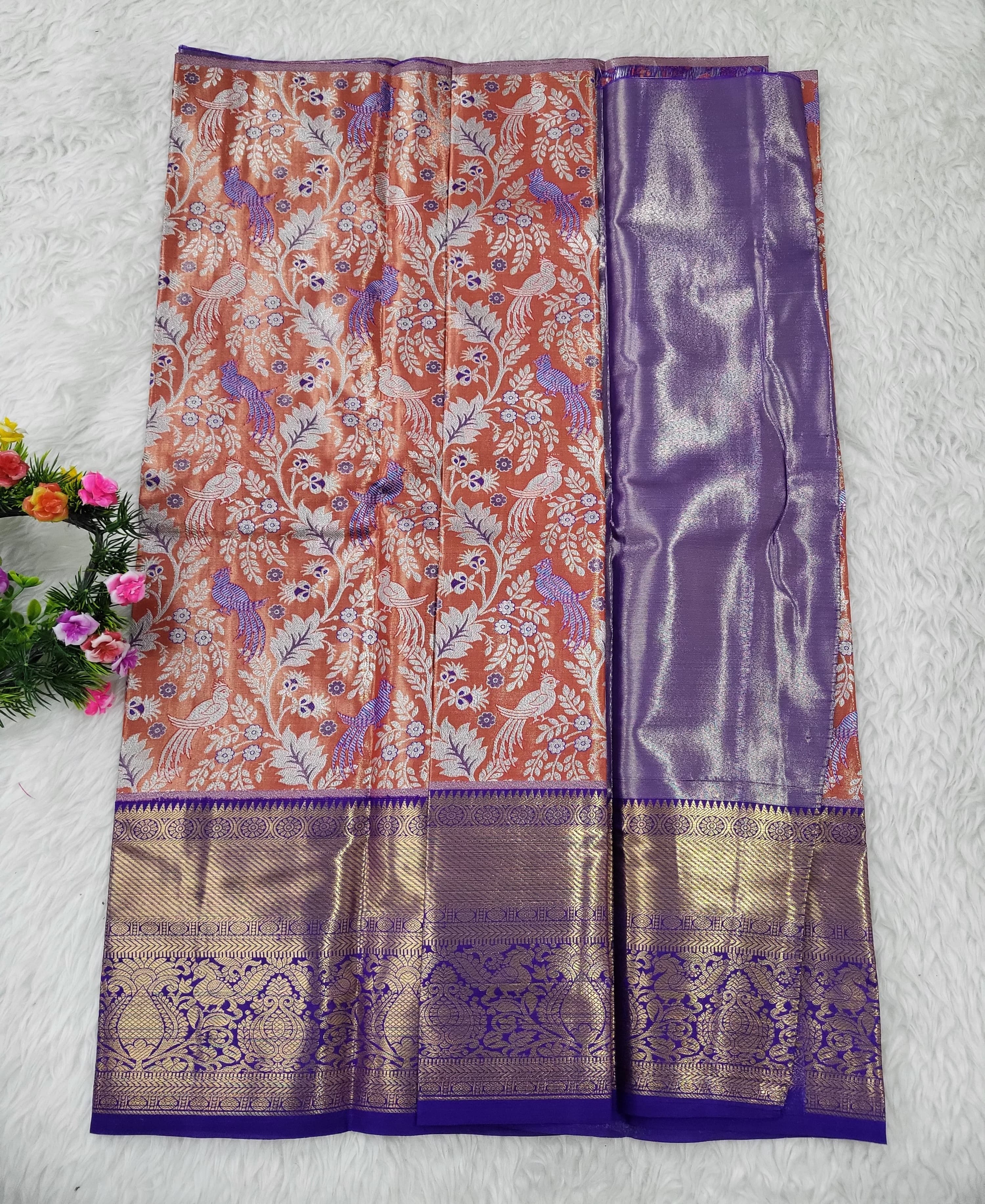 (2–5 Years) Lehenga -  Unstitched (Blouse + Material)