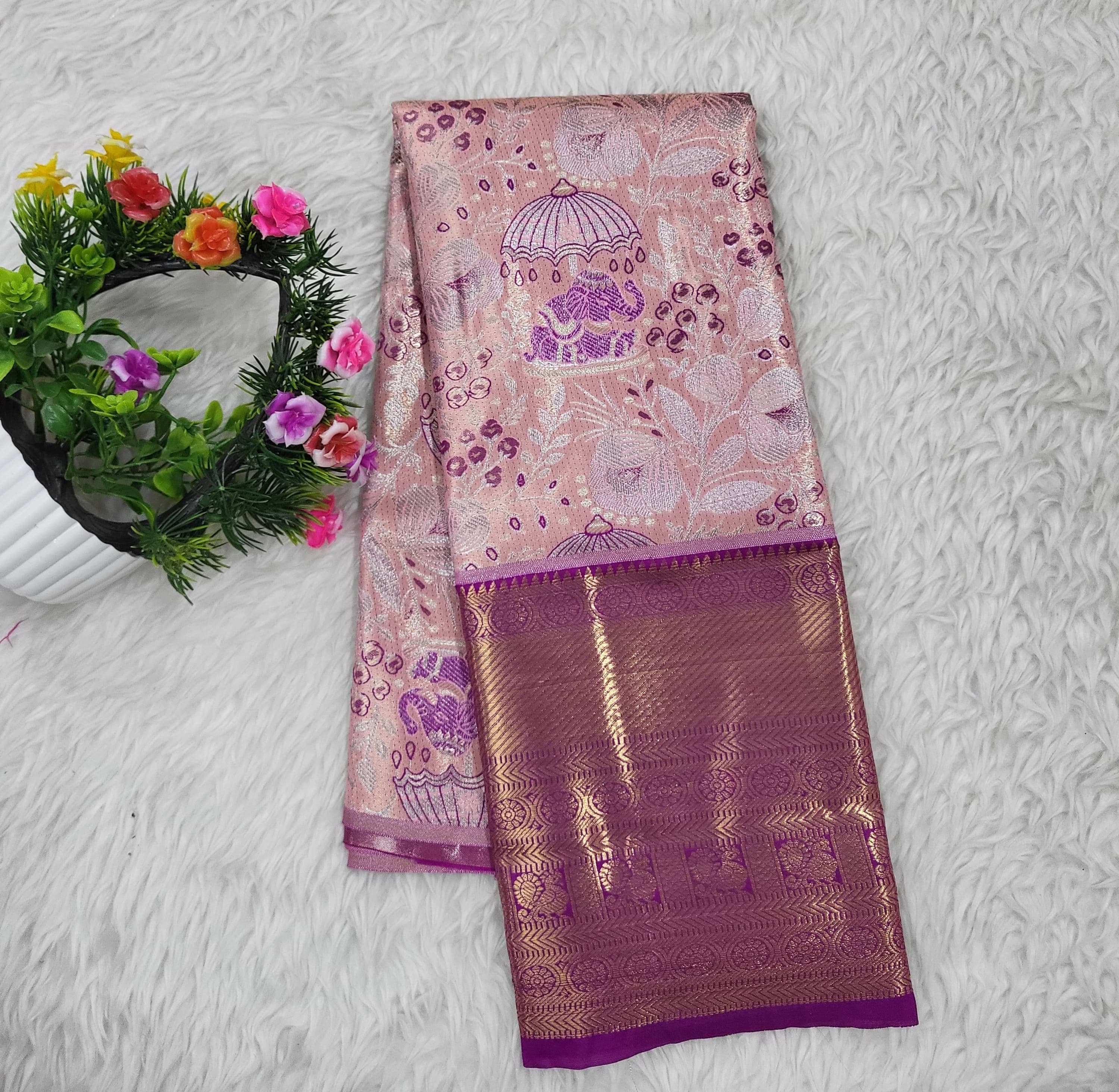 (2–5 Years) Lehenga -  Unstitched (Blouse + Material)