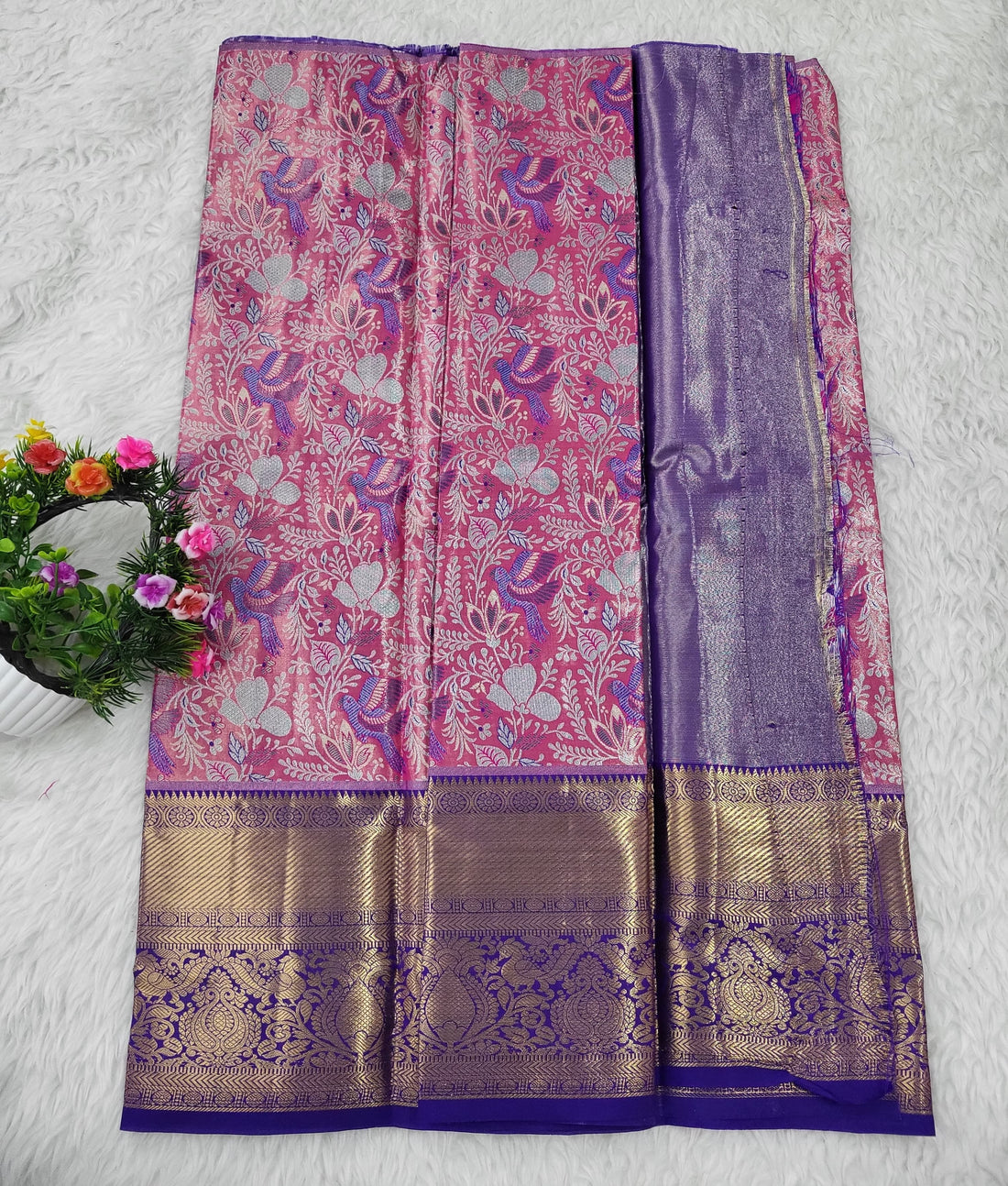 (2–5 Years) Lehenga -  Unstitched (Blouse + Material)