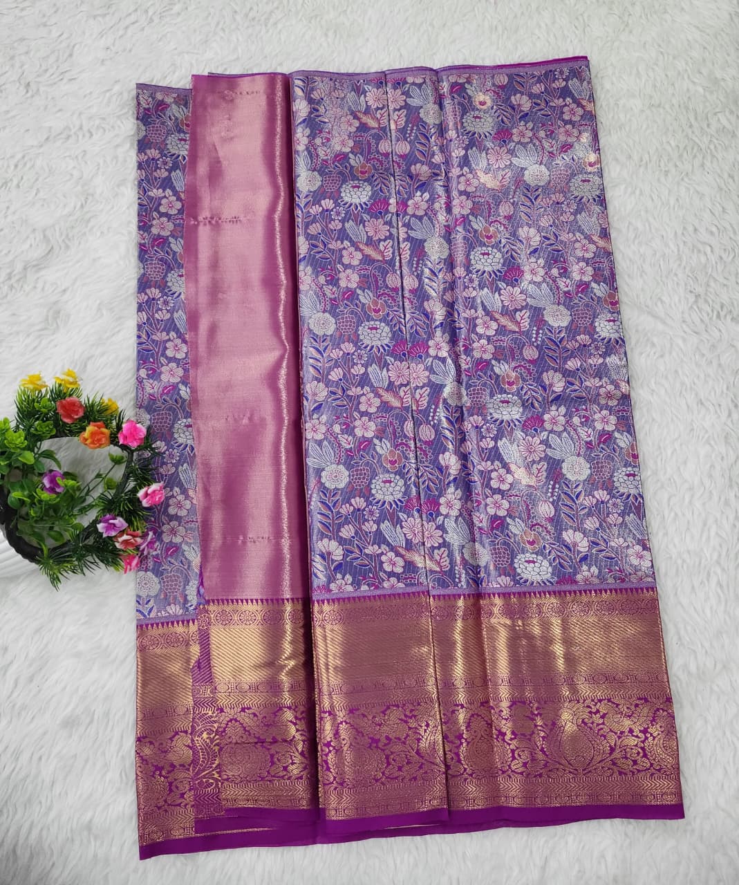 (2–5 Years) Lehenga -  Unstitched (Blouse + Material)