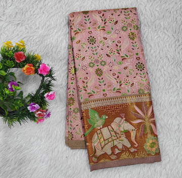 (2–5 Years) Lehenga -  Unstitched (Blouse + Material)