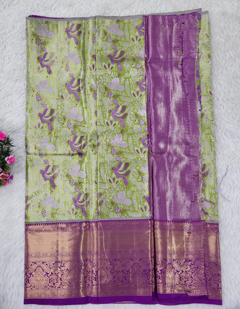 (2–5 Years) Lehenga -  Unstitched (Blouse + Material)