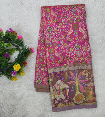 (2–5 Years) Lehenga -  Unstitched (Blouse + Material)