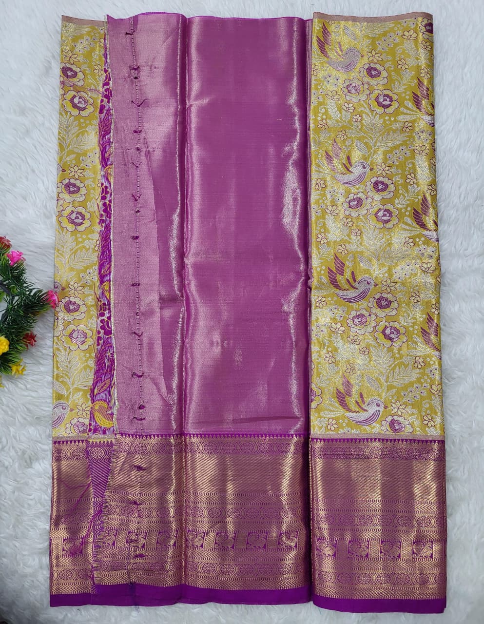 (2–5 Years) Lehenga -  Unstitched (Blouse + Material)