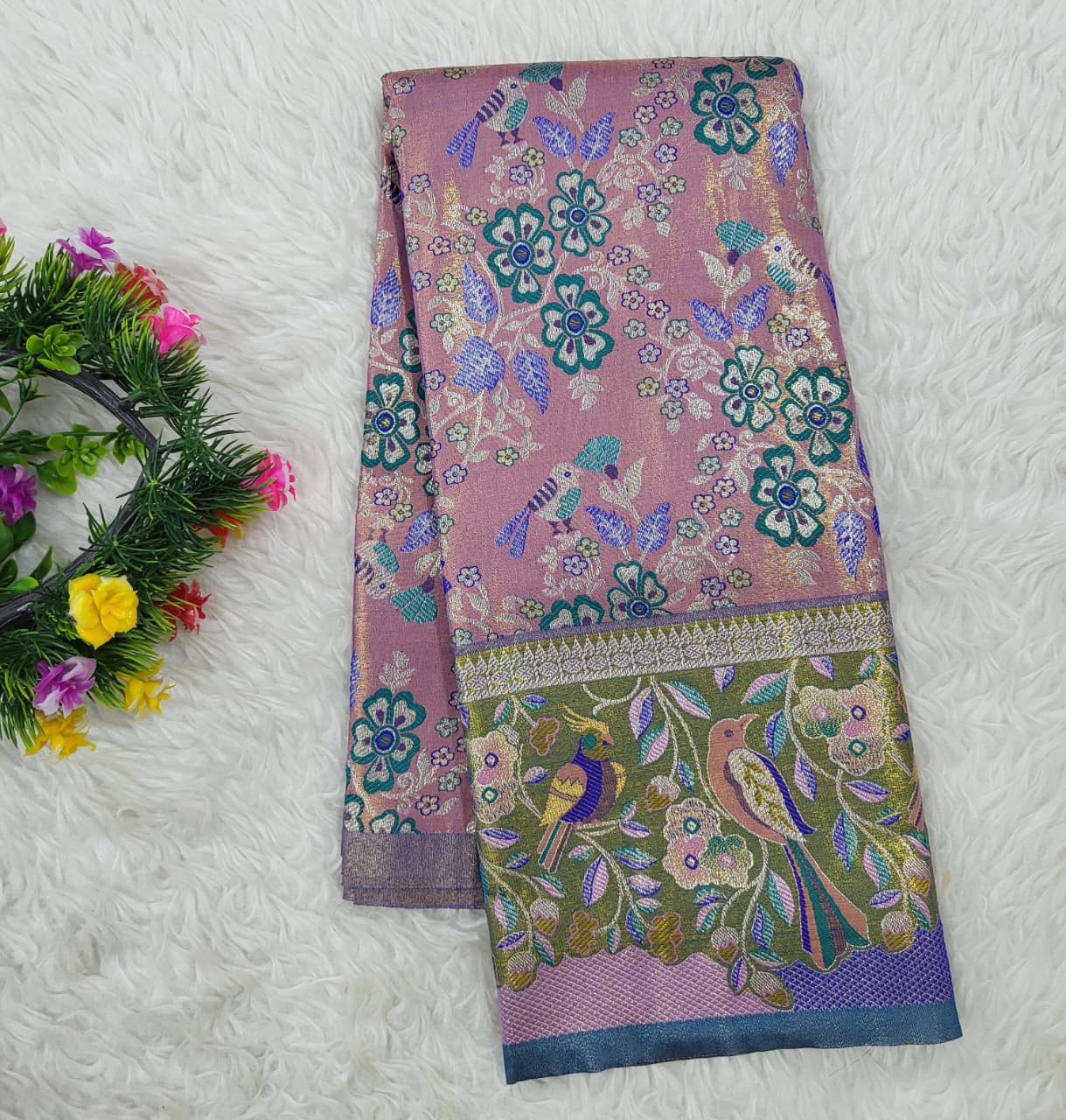 (2–5 Years) Lehenga -  Unstitched (Blouse + Material)