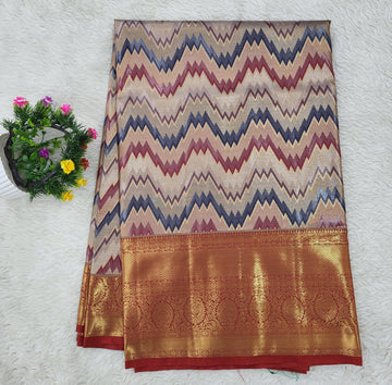 Semi Kanchipattu Tissue Saree